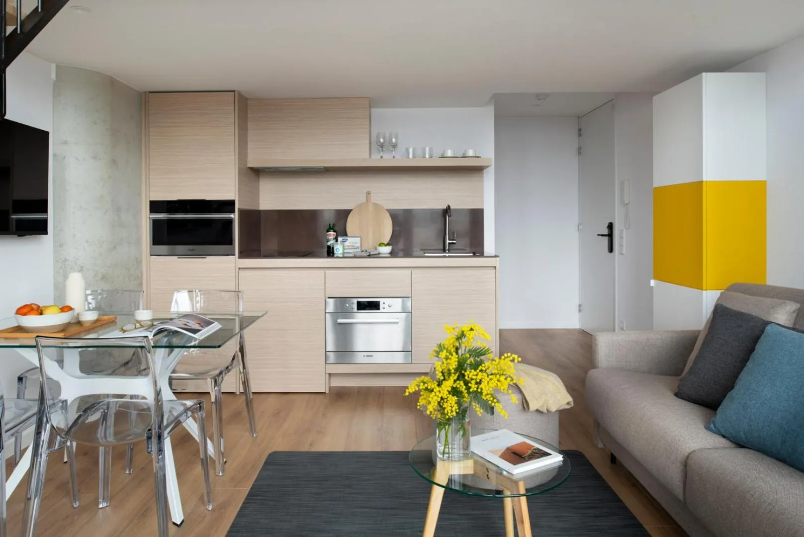 Living room in Eric Vökel Boutique Apartments - Riverfront Suites