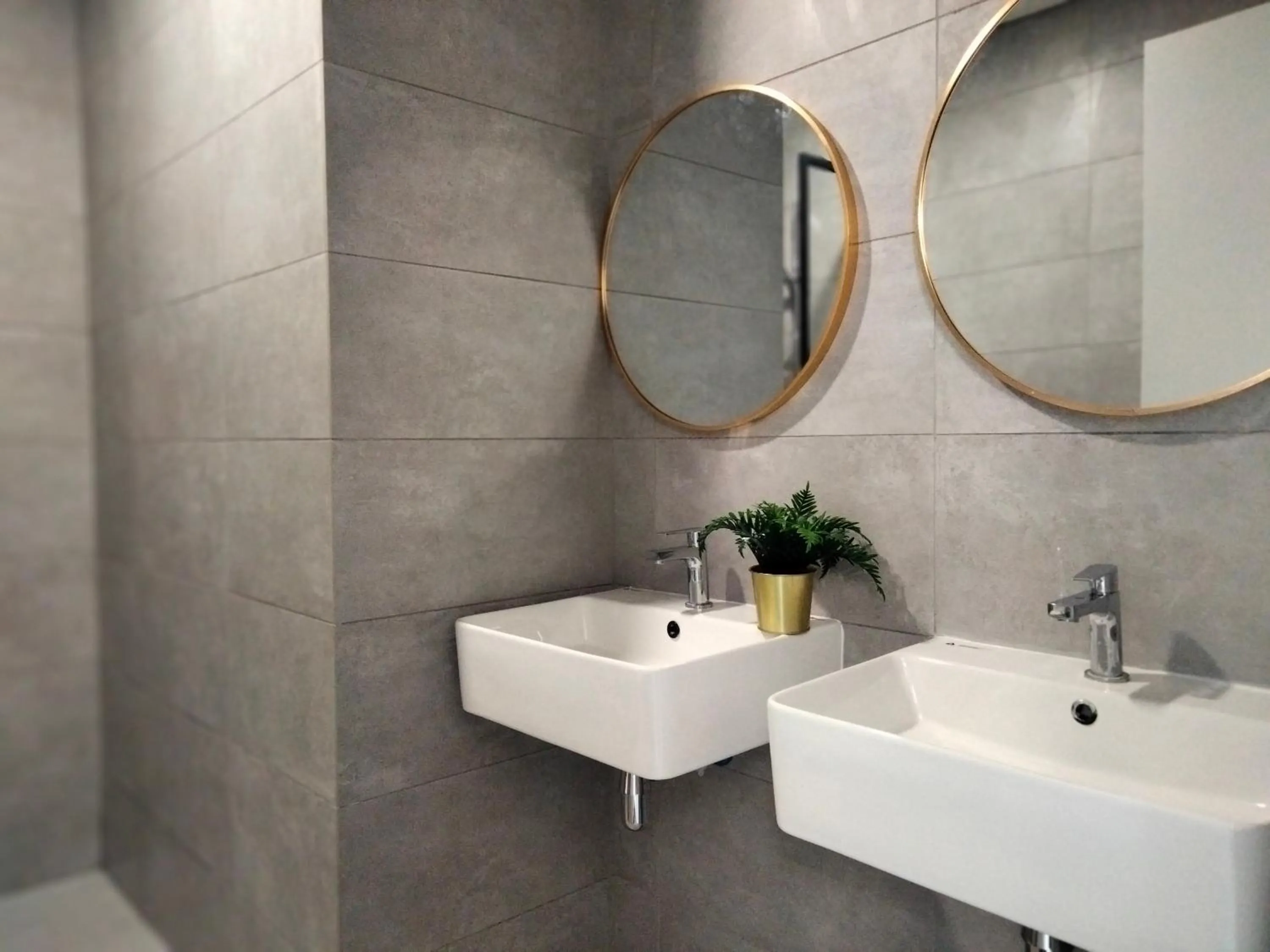 Bathroom in Cubic Botanical Suites Bangsar South by HomeBrickz