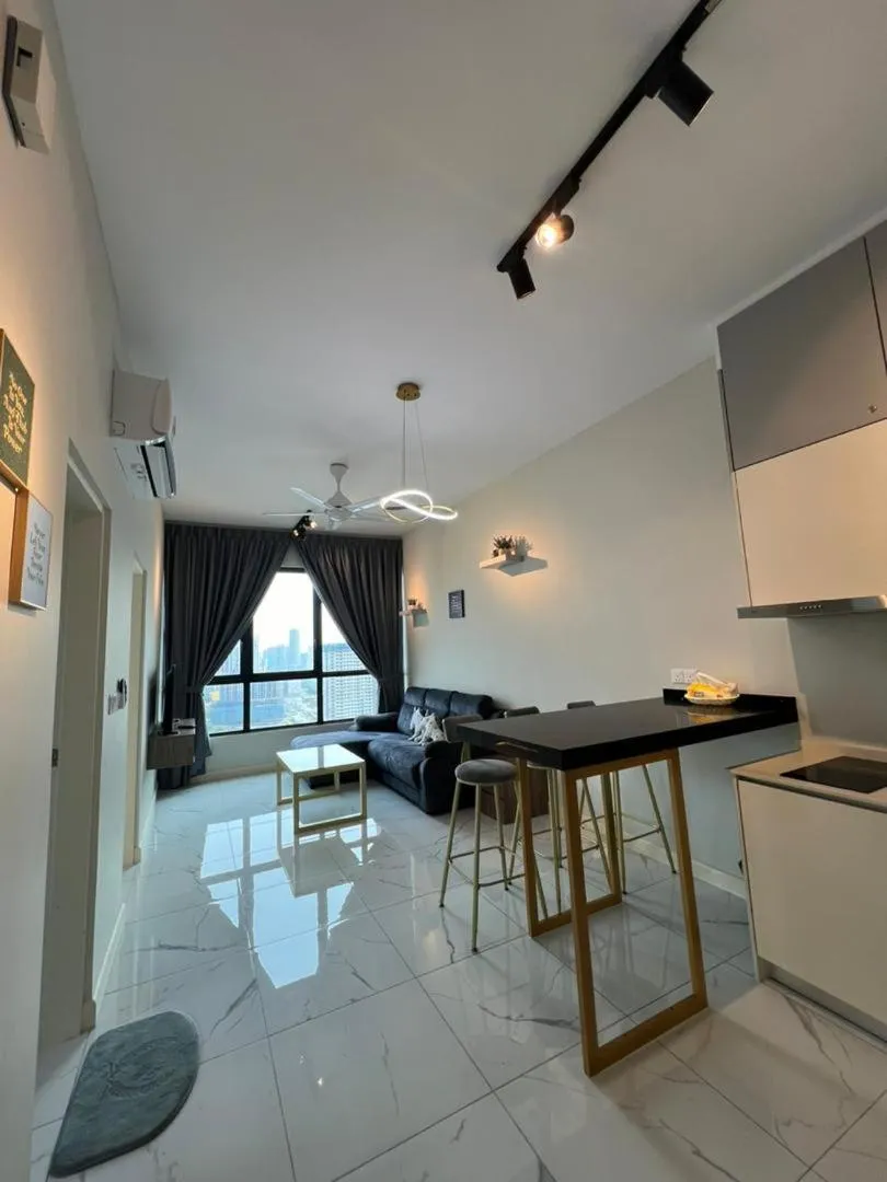 Kitchen or kitchenette in Cubic Botanical Suites Bangsar South by HomeBrickz