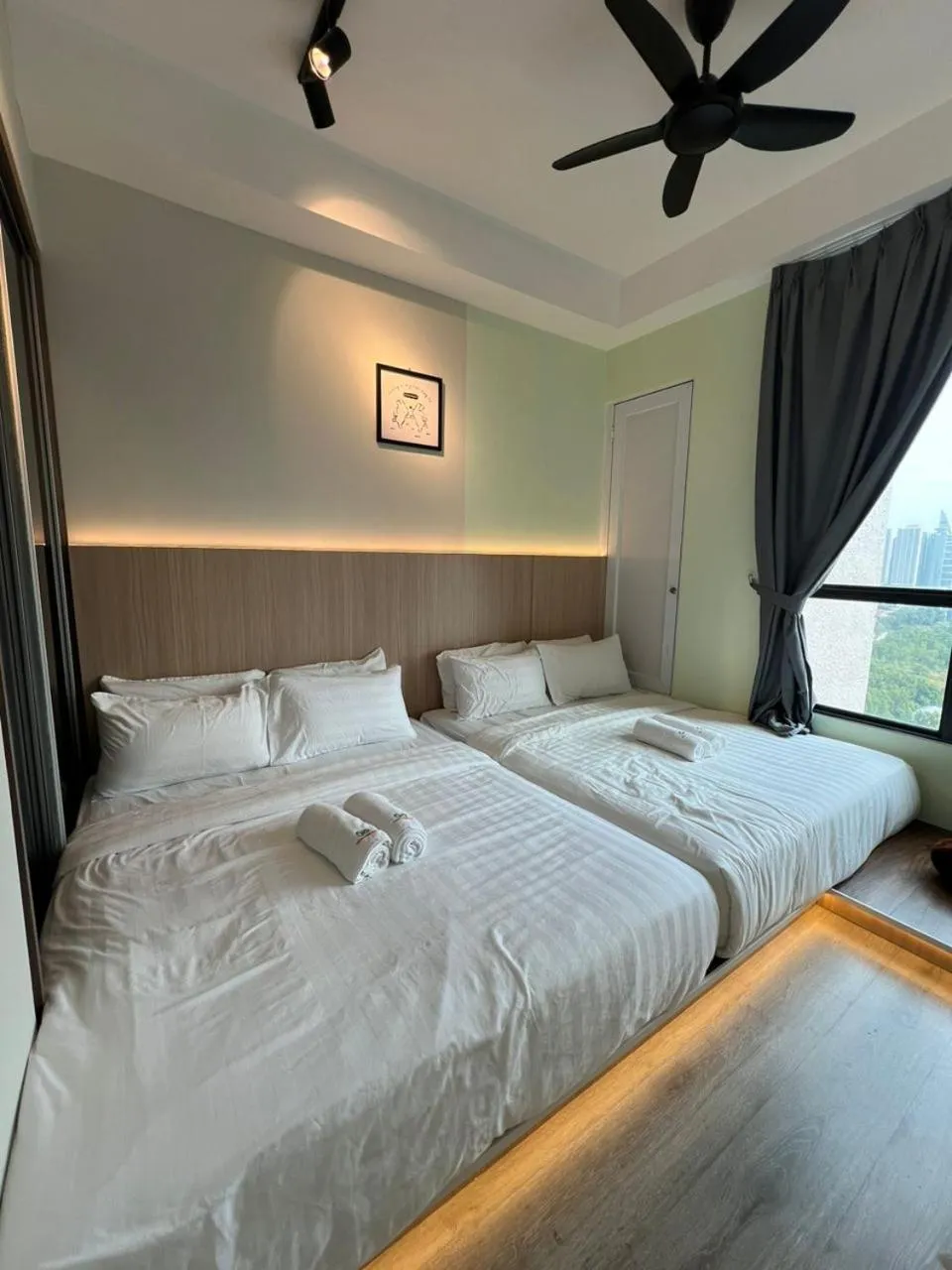 Bed in Cubic Botanical Suites Bangsar South by HomeBrickz