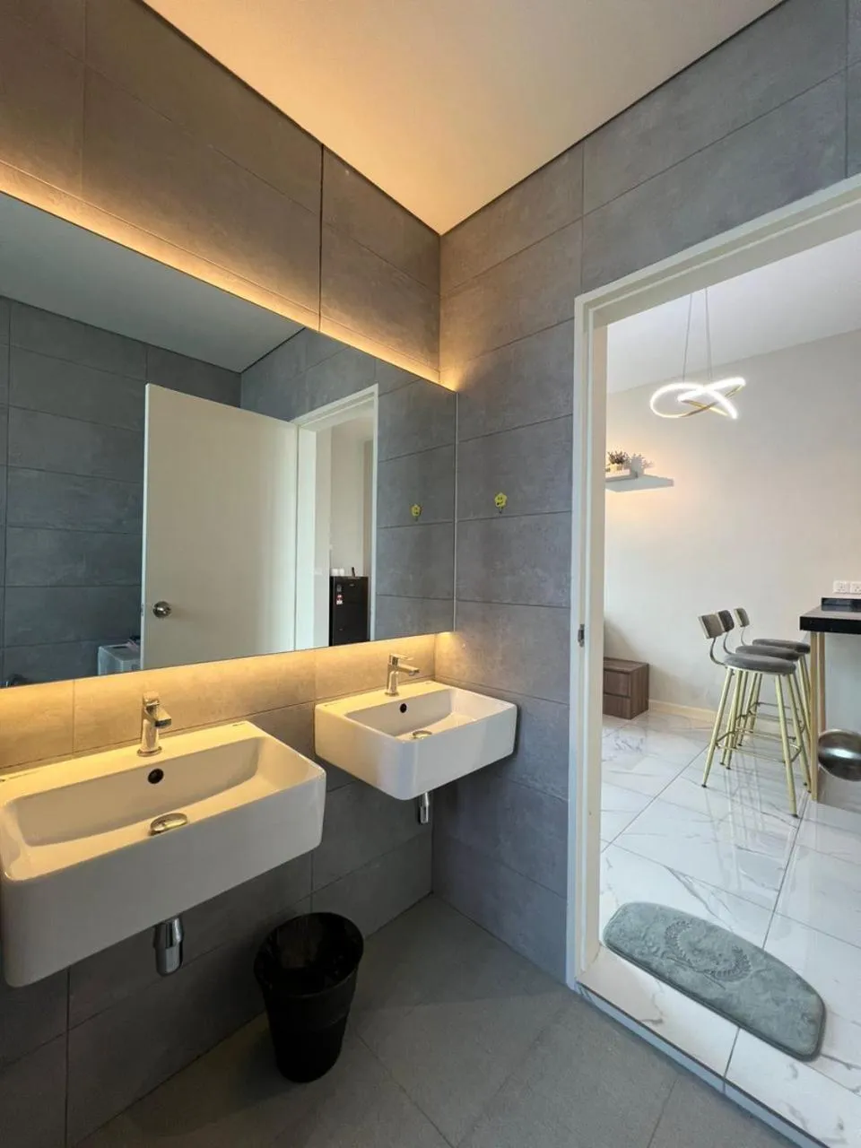 Shower in Cubic Botanical Suites Bangsar South by HomeBrickz
