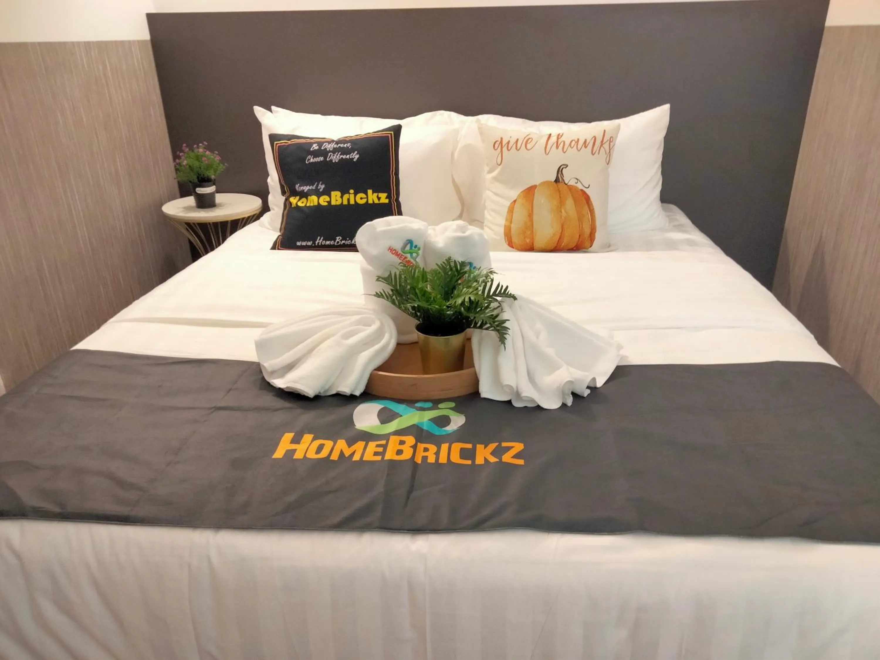 Bed in Cubic Botanical Suites Bangsar South by HomeBrickz