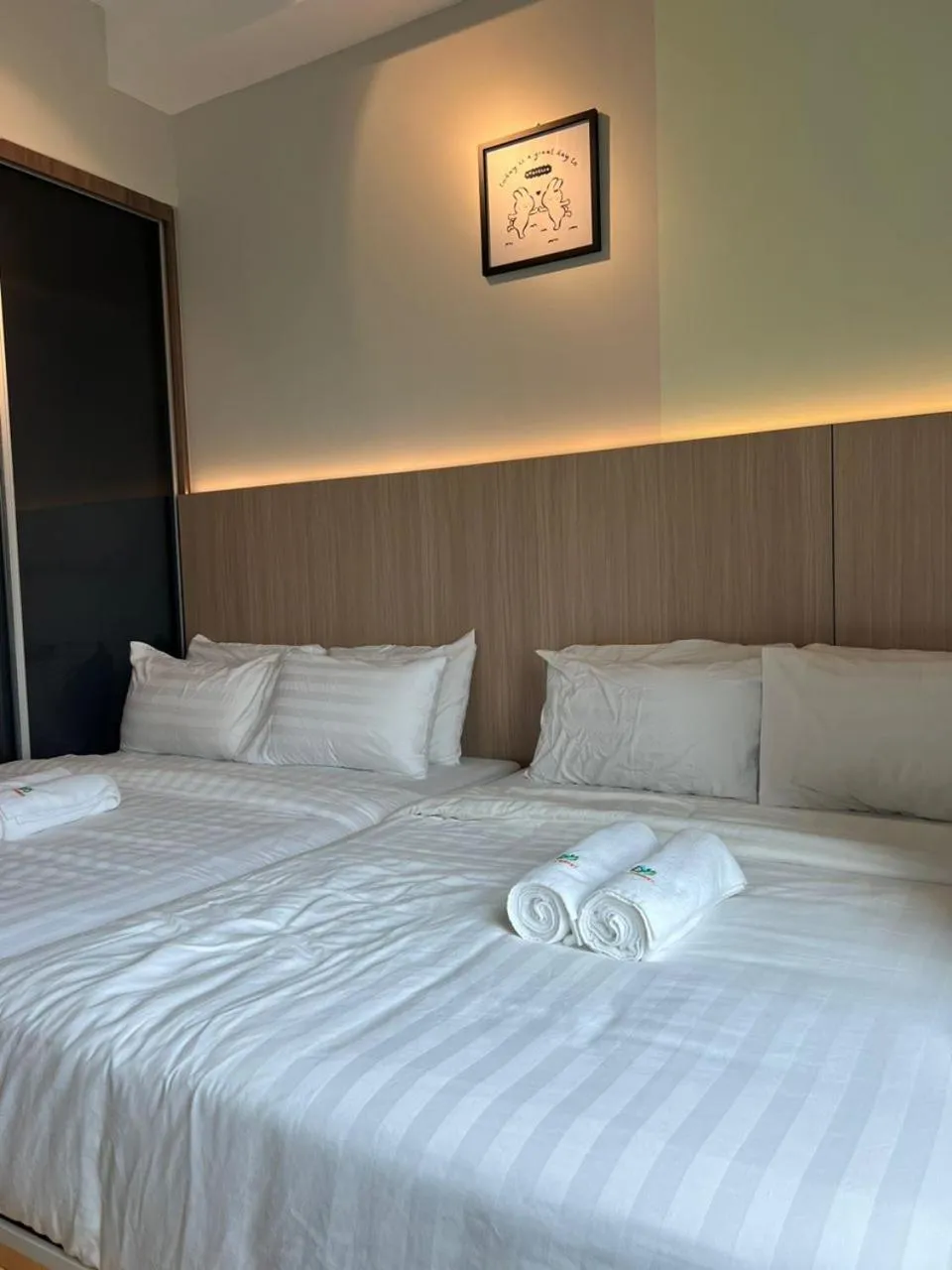 Bed in Cubic Botanical Suites Bangsar South by HomeBrickz