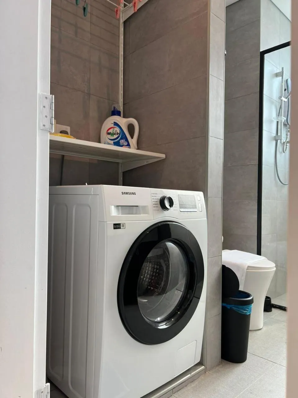 Bathroom in Cubic Botanical Suites Bangsar South by HomeBrickz