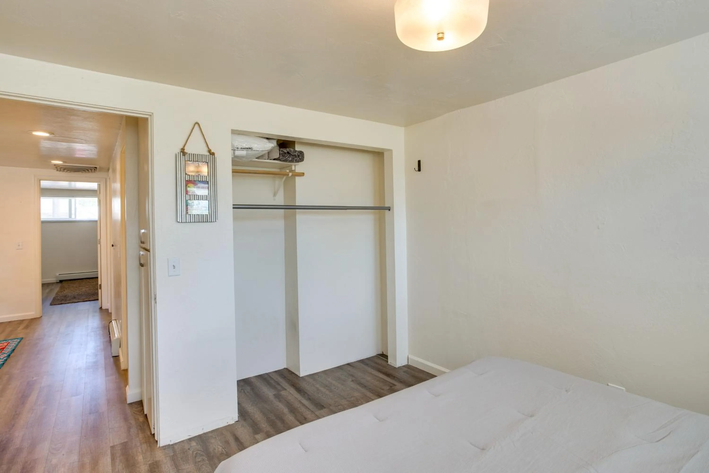 Bed in Grand Junction Vacation Rental with Patio and Grill!