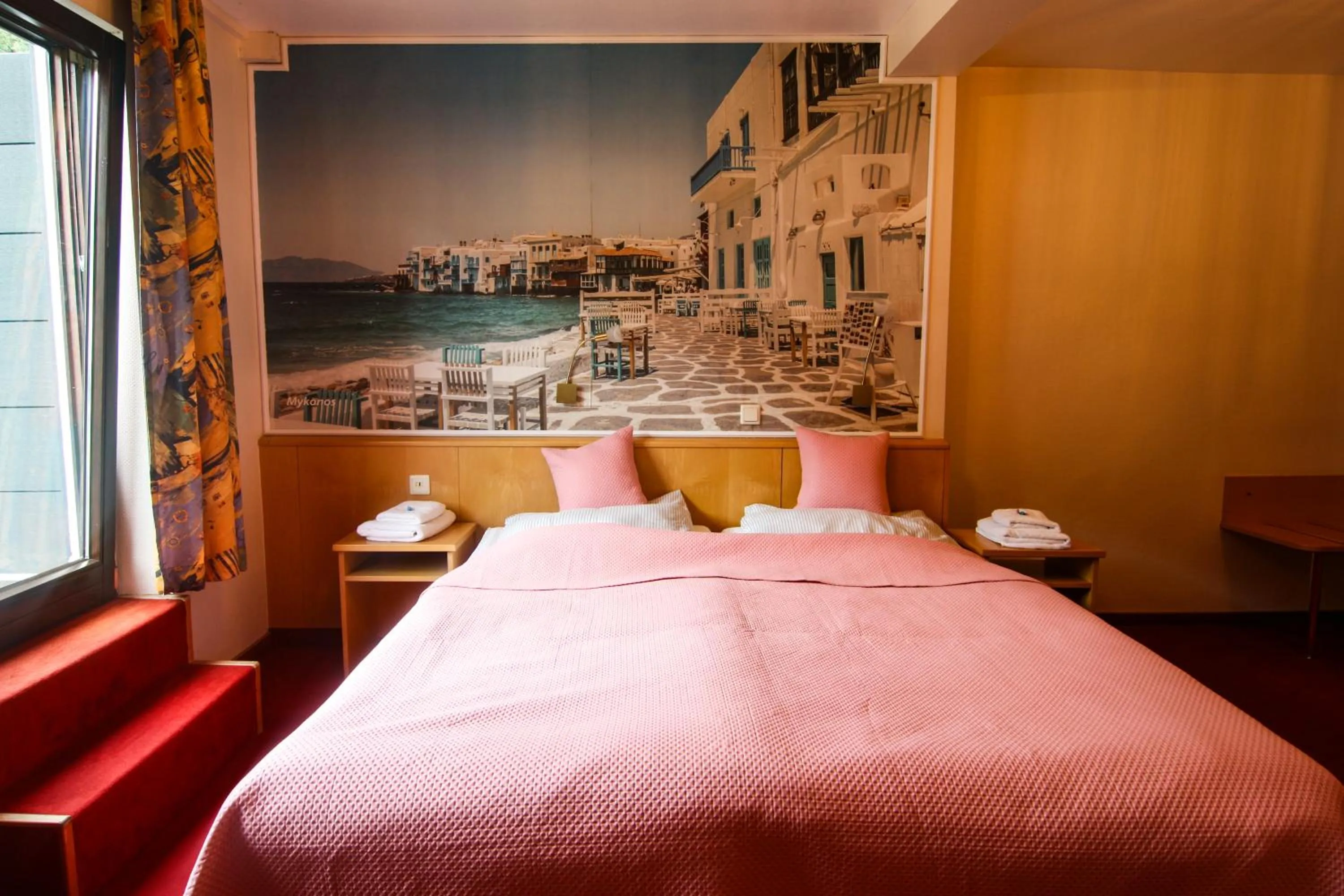 Bed in Hotel Strand-Café