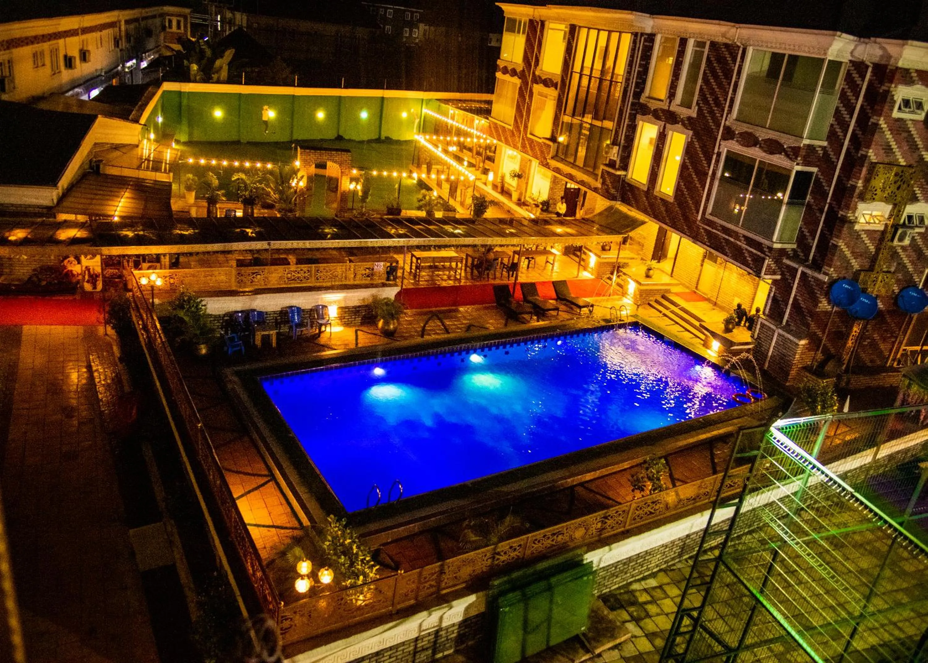 Pool view in Portland Resort Hotel