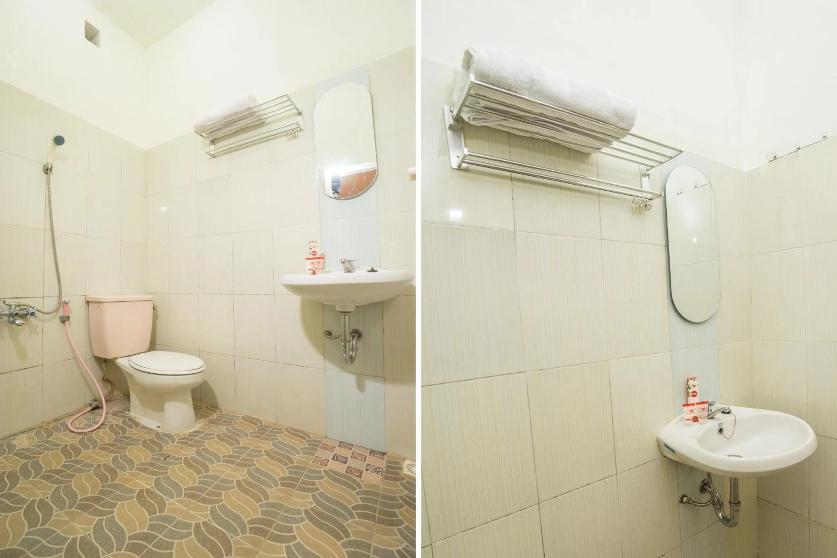 Bathroom in Hotel O Central Batu Near Jatim Park 3 Formerly Bunga Matahari Hotel