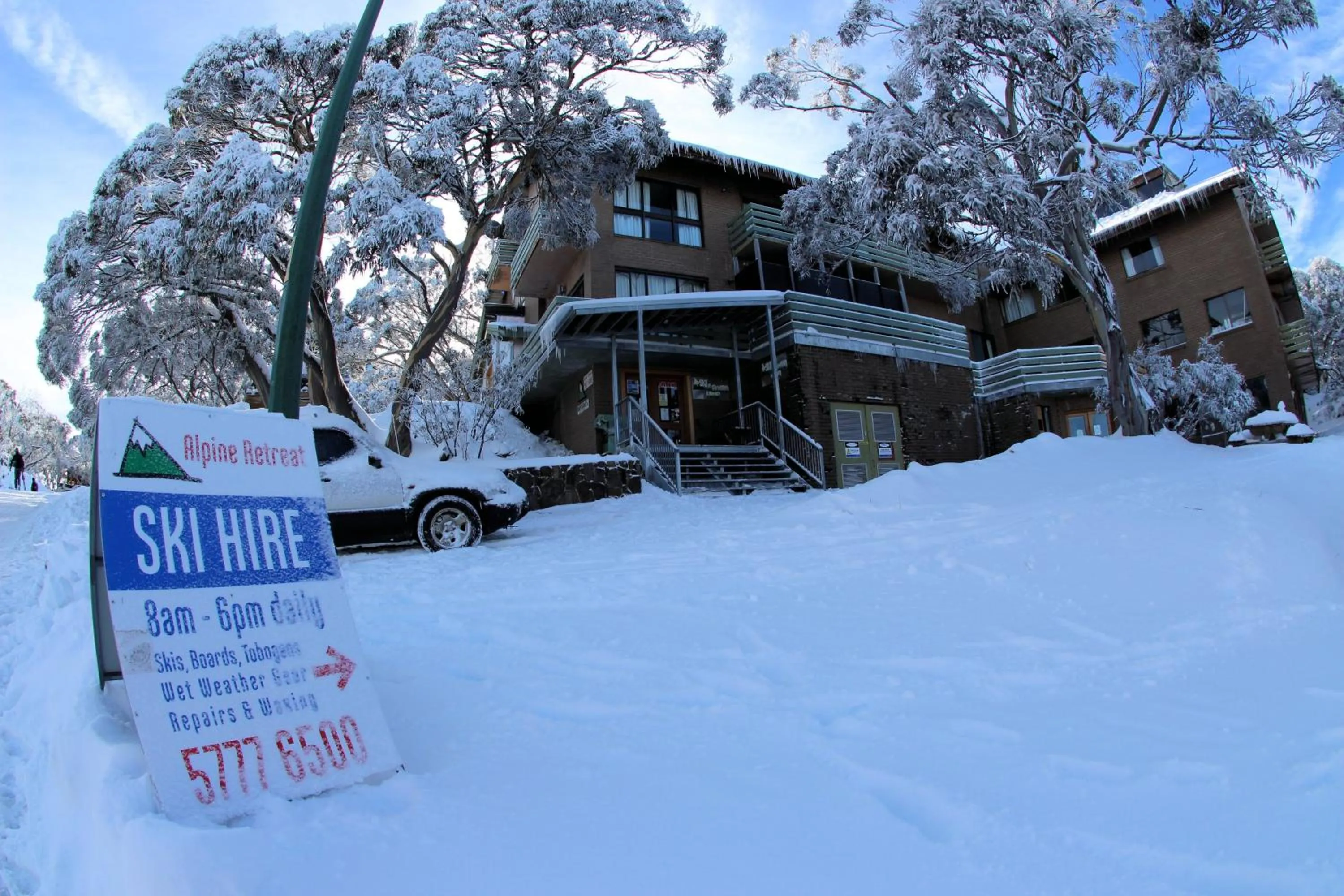 Facade/entrance in Alpine Retreat Mt Buller
