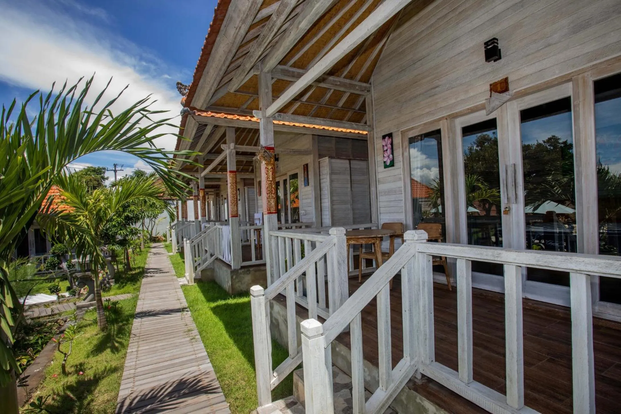 Balcony/Terrace in Blue Sky Villa Ceningan