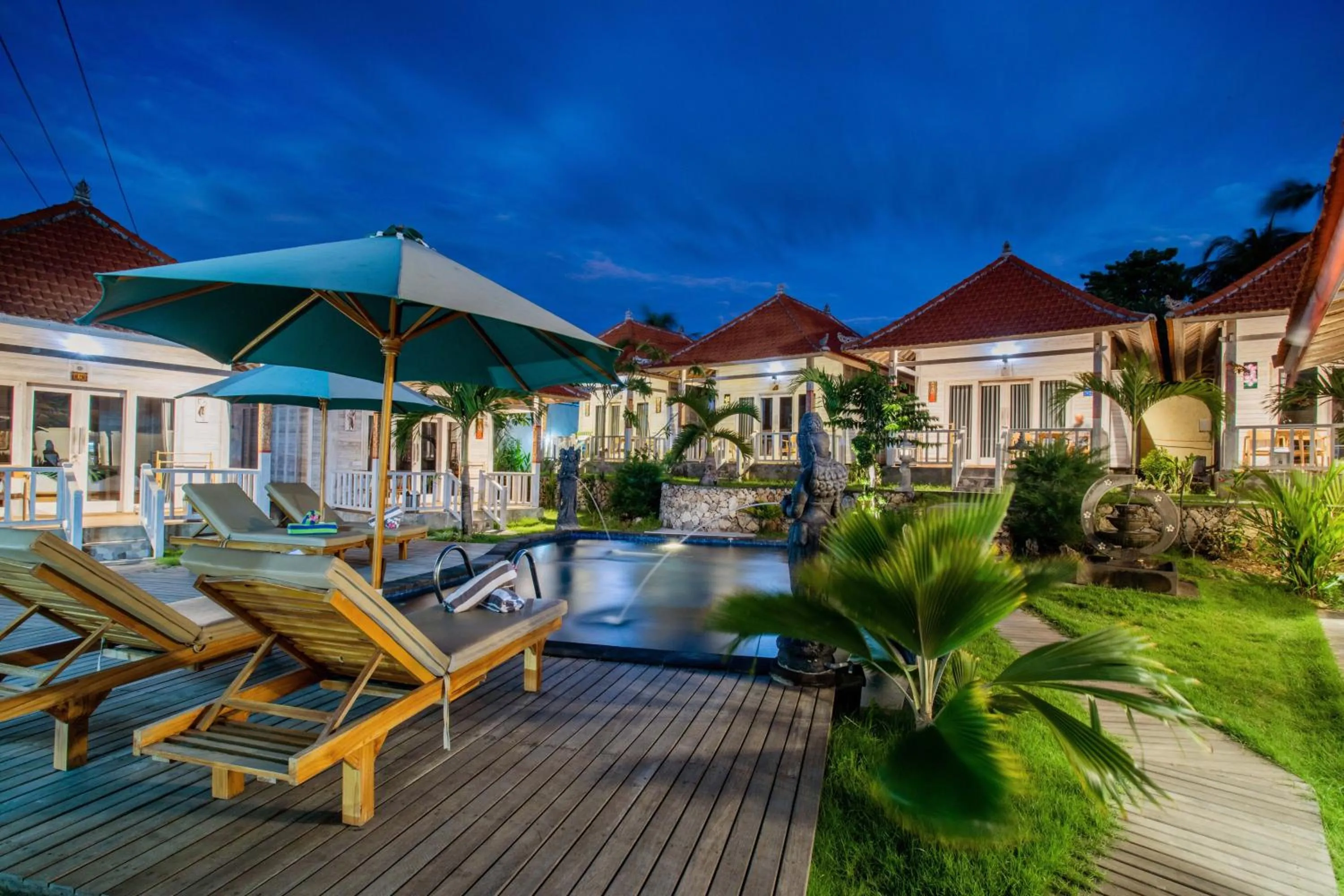 Swimming pool in Blue Sky Villa Ceningan
