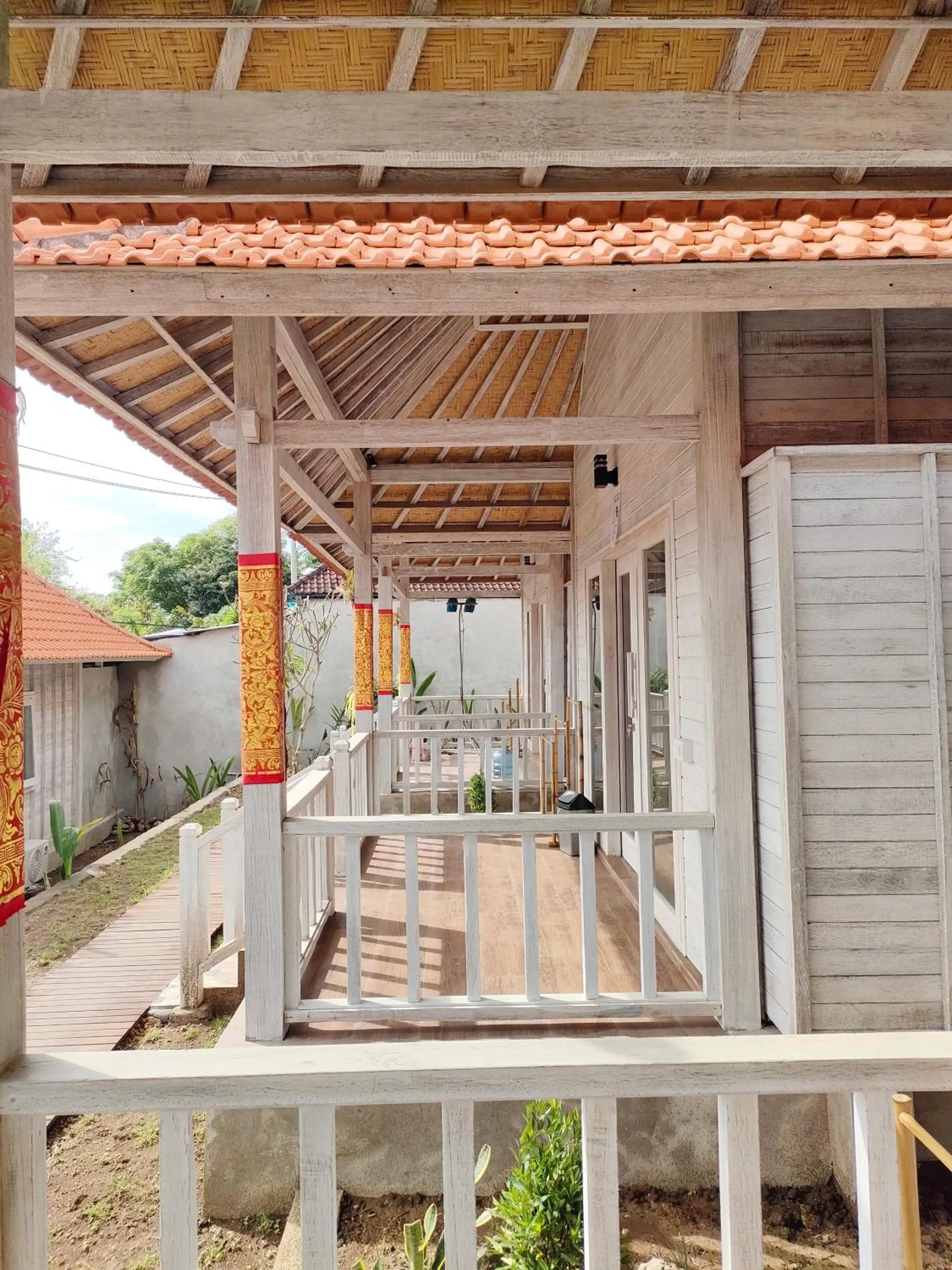 Balcony/Terrace in Blue Sky Villa Ceningan