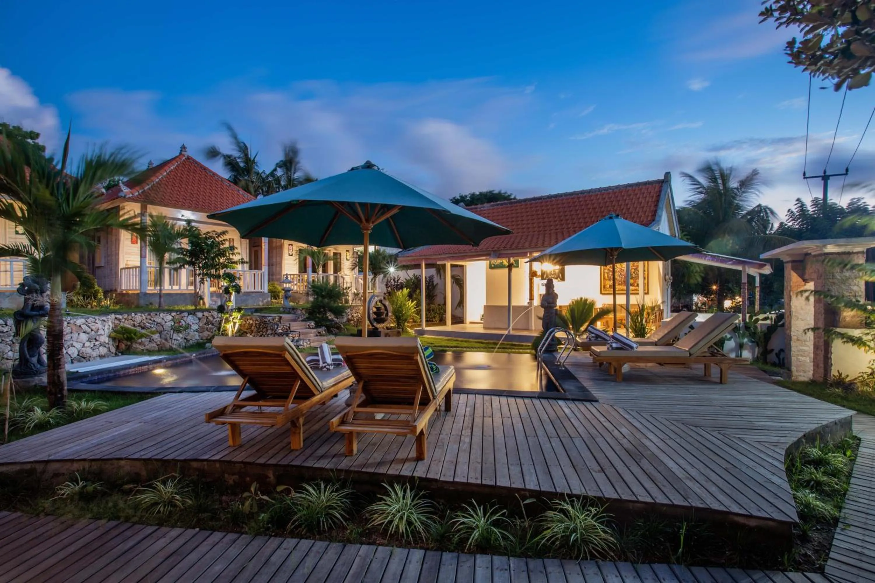 Swimming pool in Blue Sky Villa Ceningan