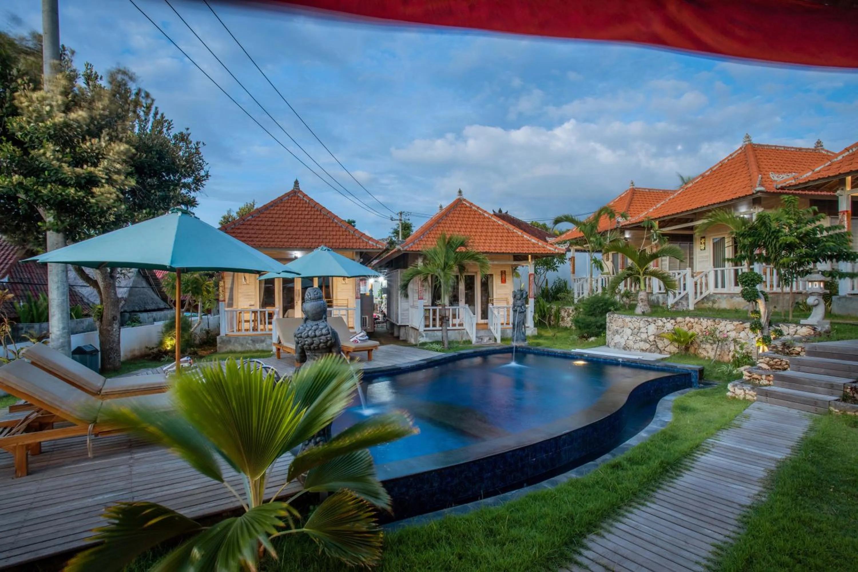 Swimming pool in Blue Sky Villa Ceningan