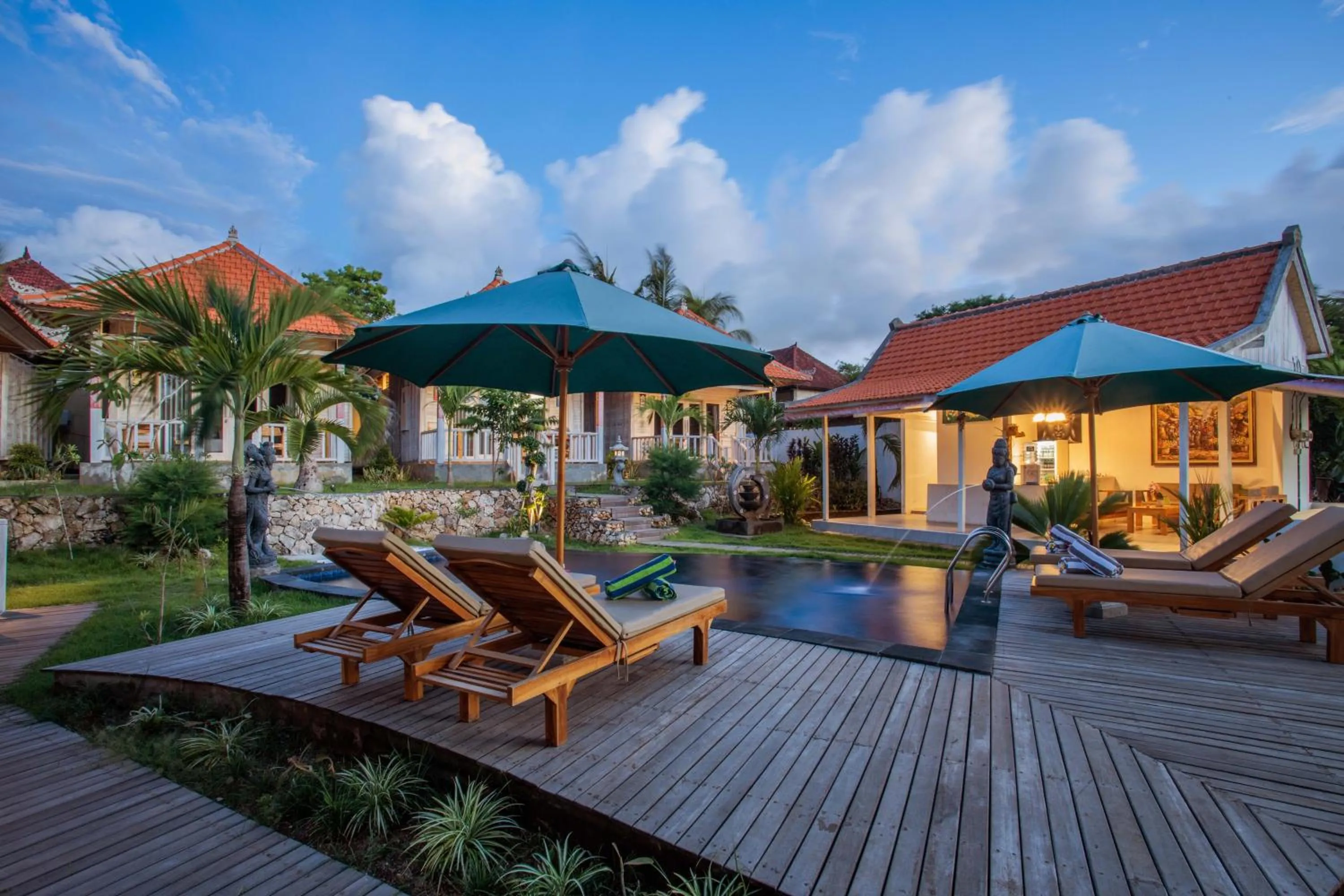 Swimming pool in Blue Sky Villa Ceningan
