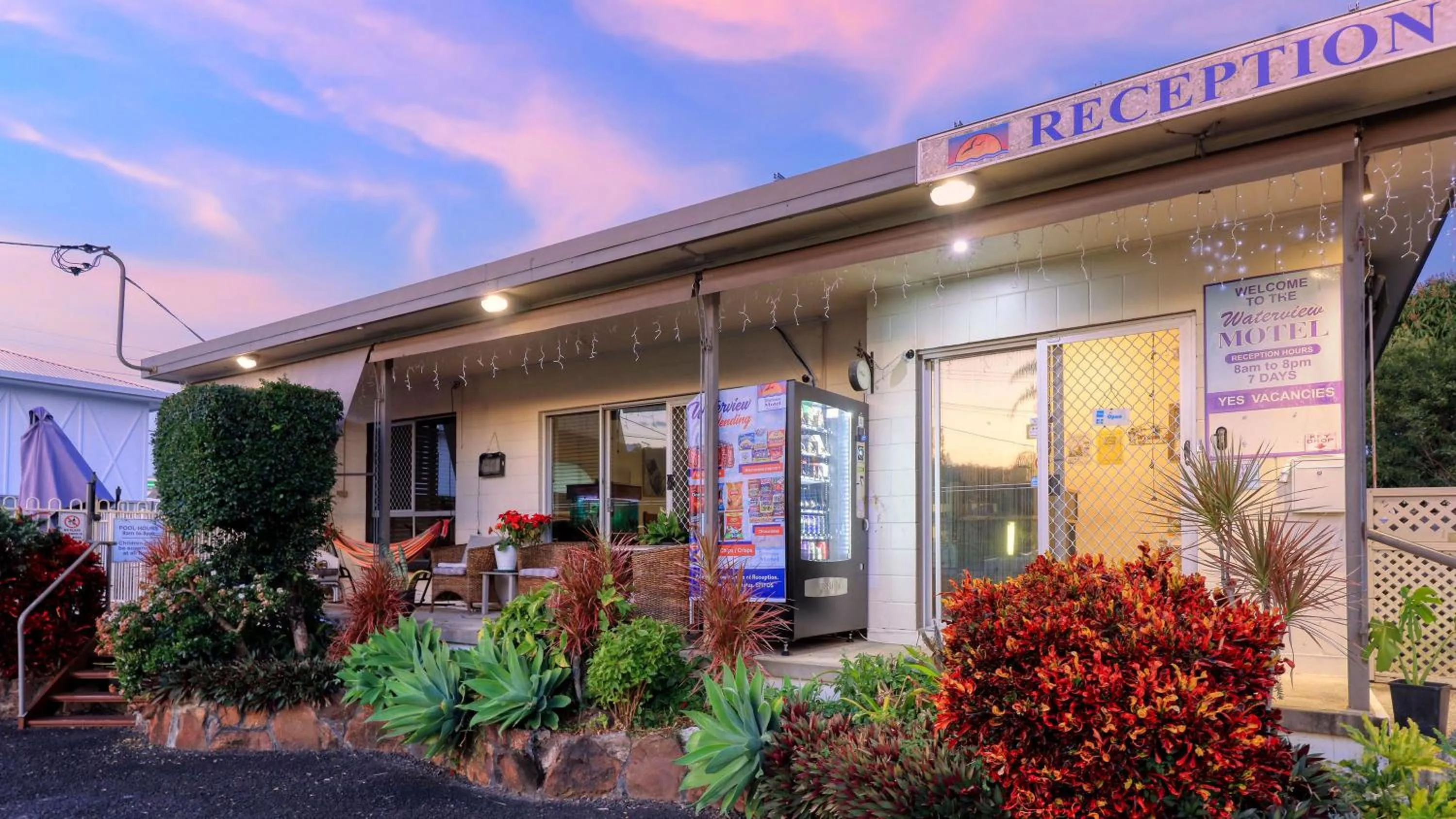 Lobby or reception in Waterview Motel Maclean