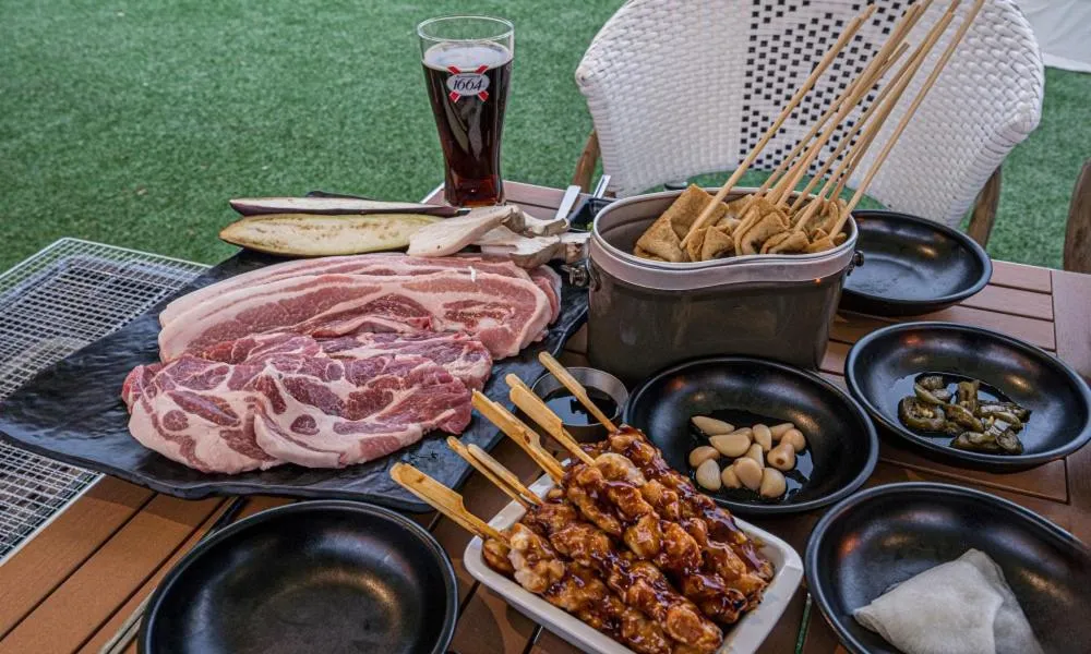 BBQ facilities in Dongdaegu Station Eastern Hotel