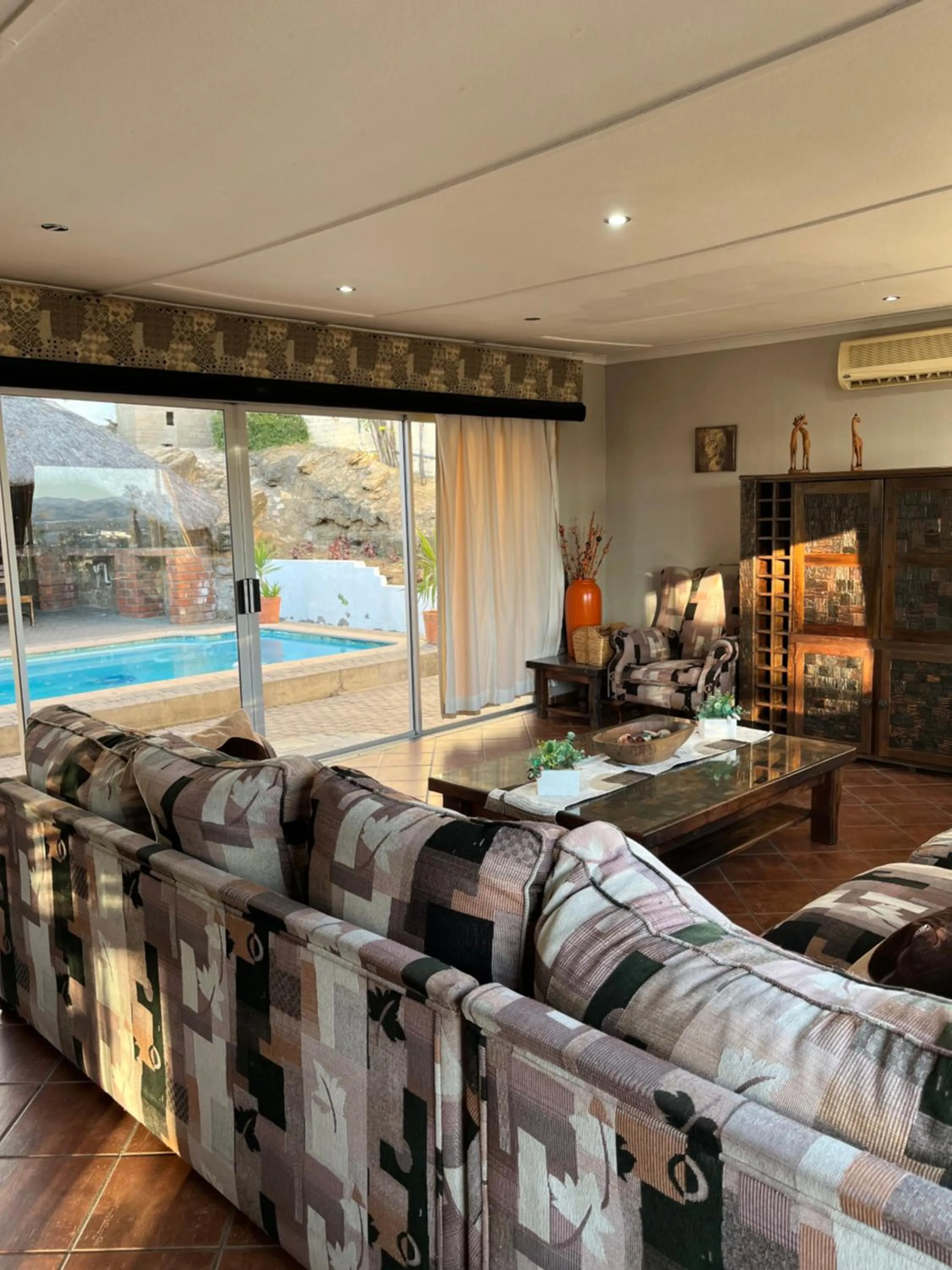 Living room in Hotel Pension Casa Africana