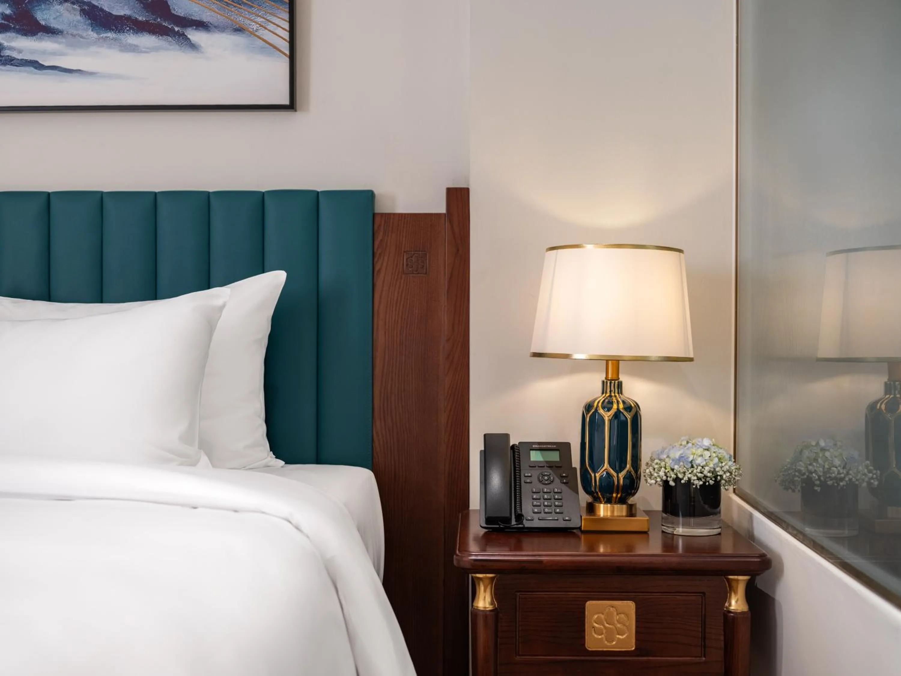 Bed in L'Signature Hotel & Spa