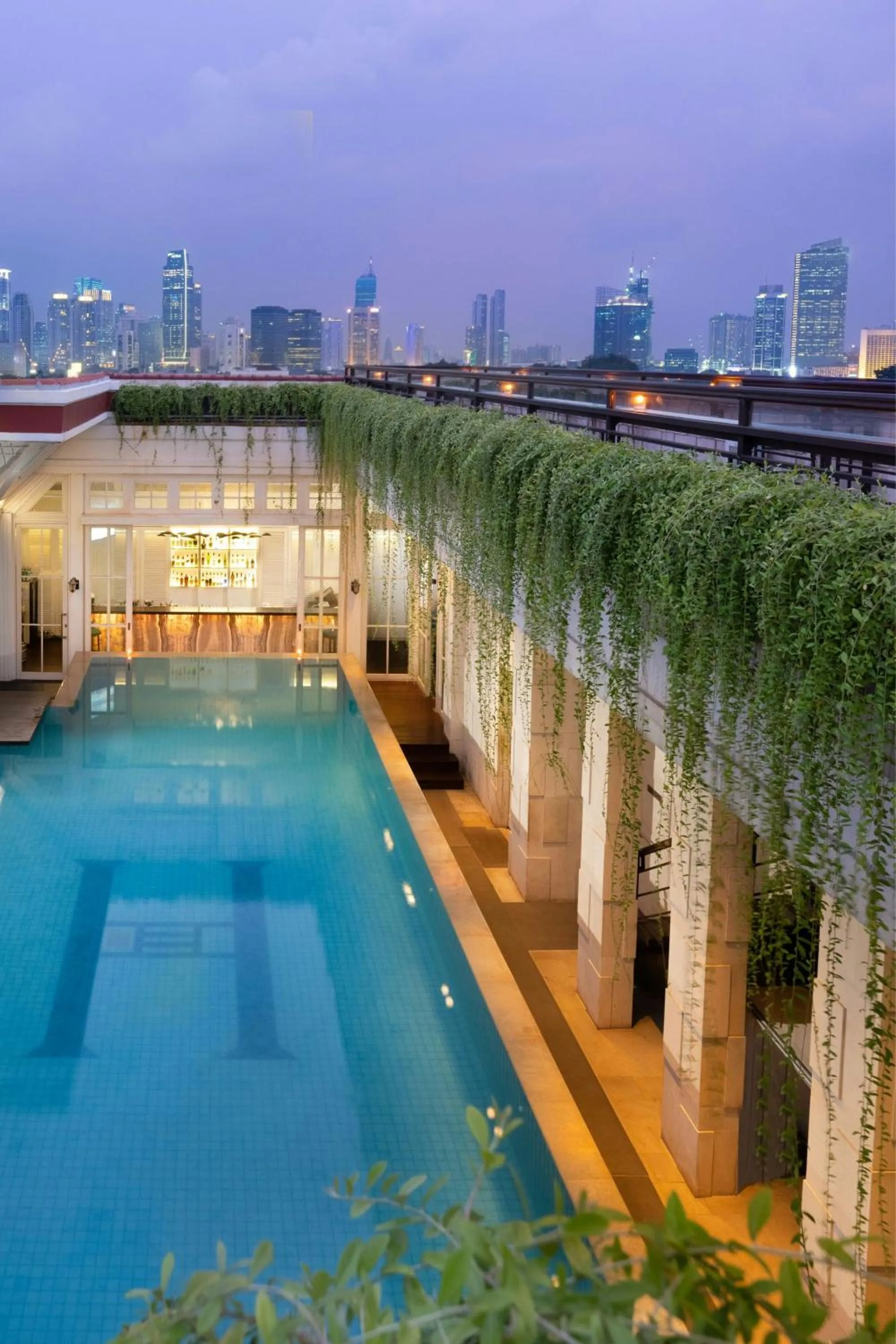Swimming pool in The Hermitage, A Tribute Portfolio Hotel, Jakarta