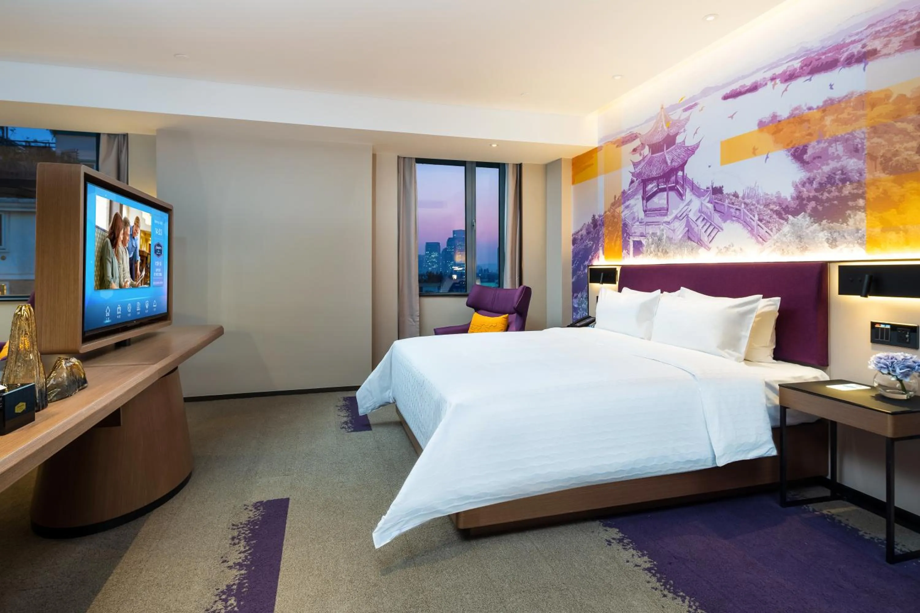 Photo of the whole room, Bed in Hampton by Hilton Hangzhou West Lake