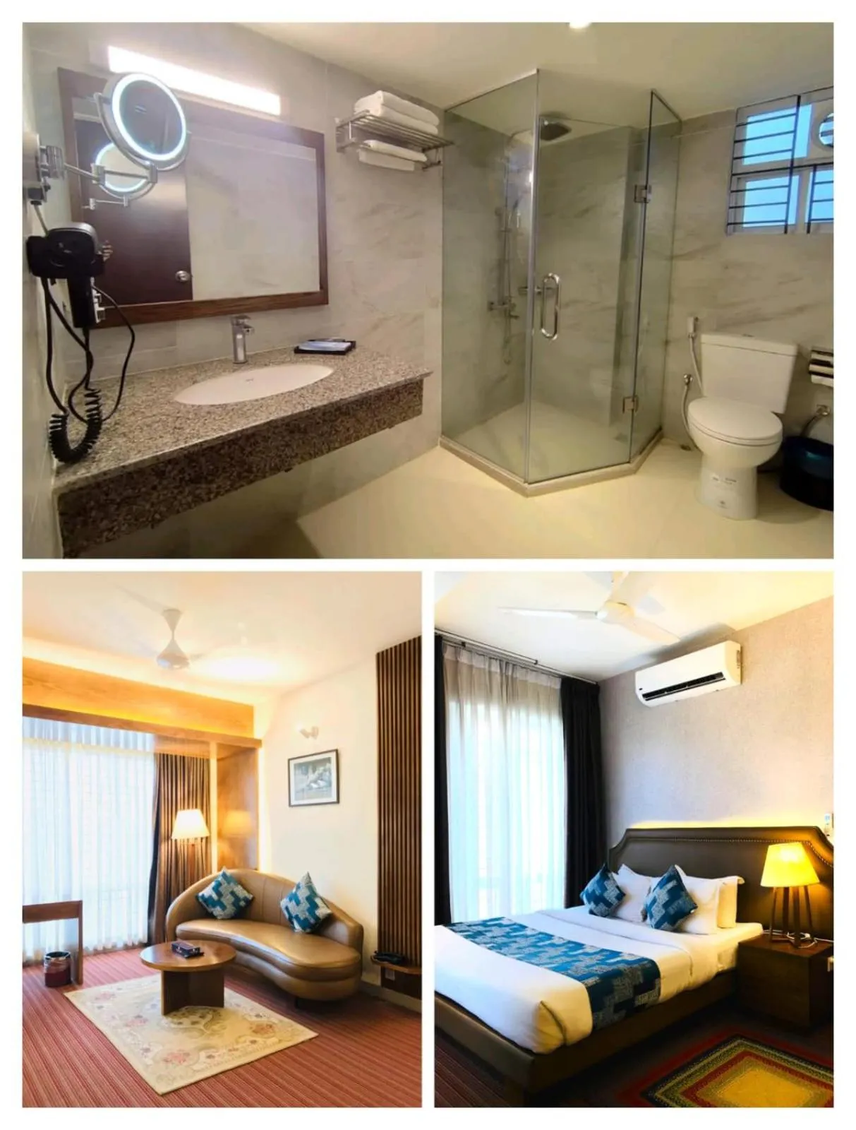 Bed in Royal Pearl Suites