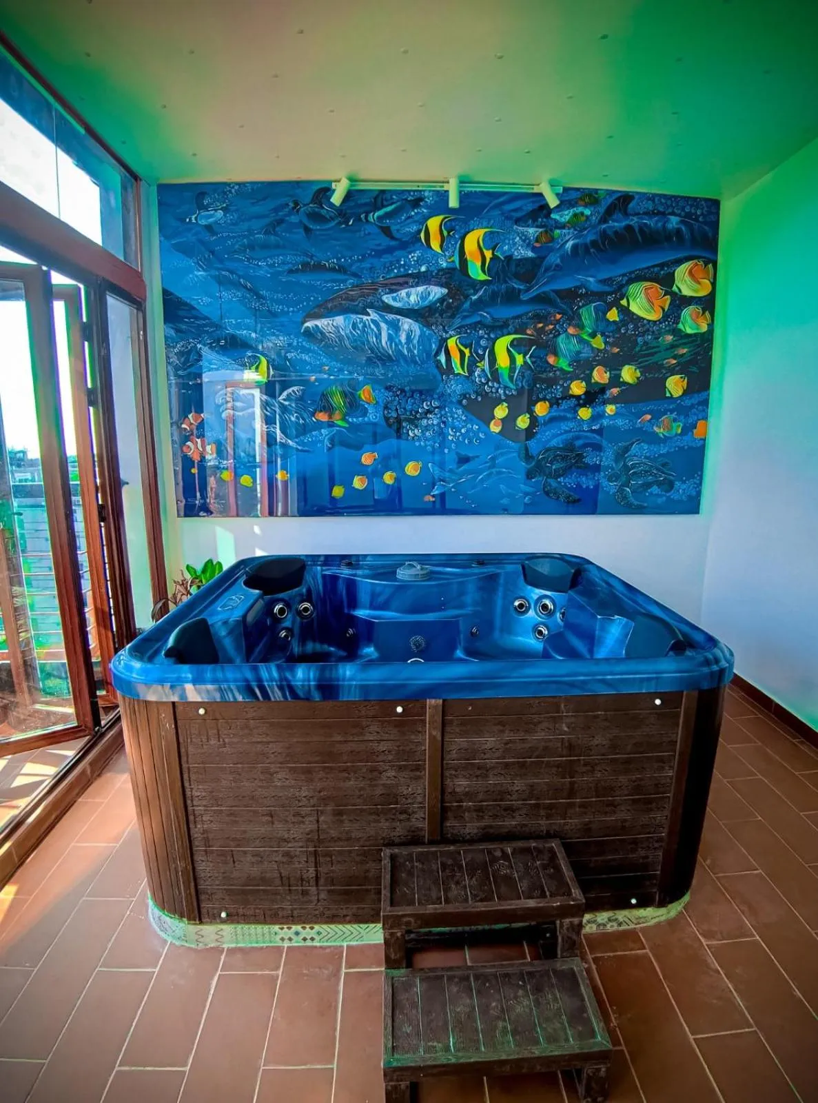 Hot Tub in Royal Pearl Suites