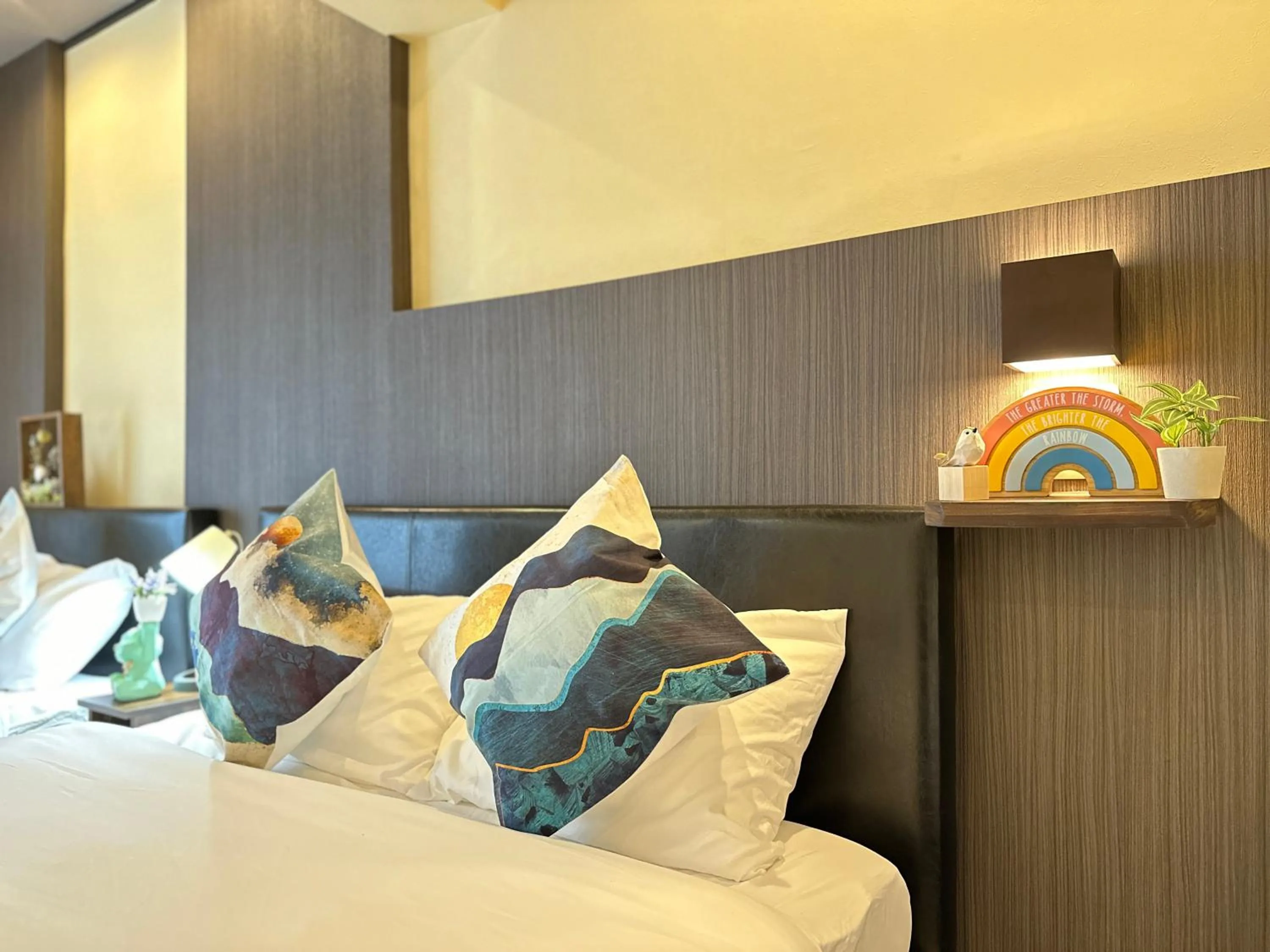 Bed in nestay apartment tokyo otsuka