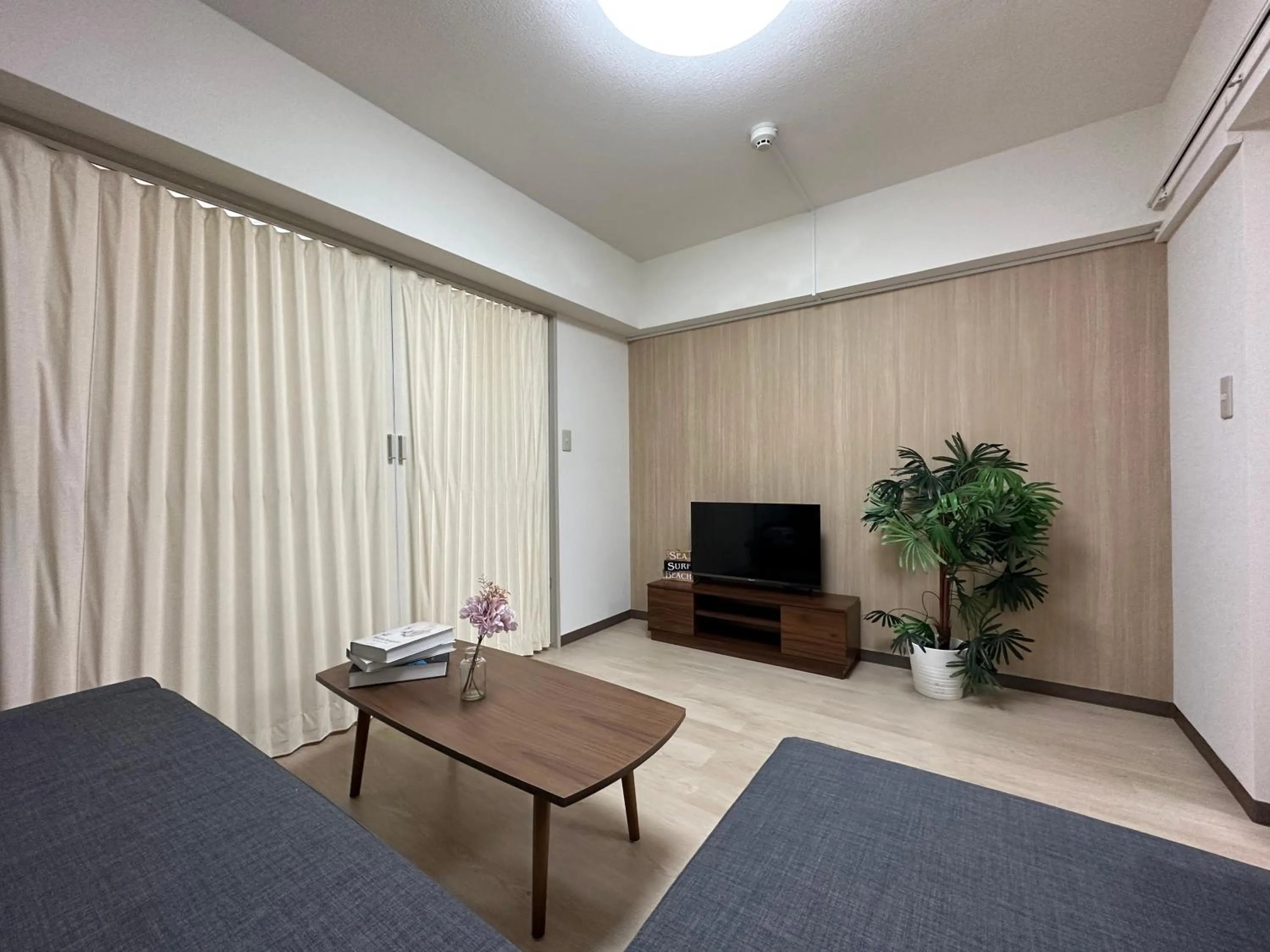 Bed in nestay apartment tokyo otsuka