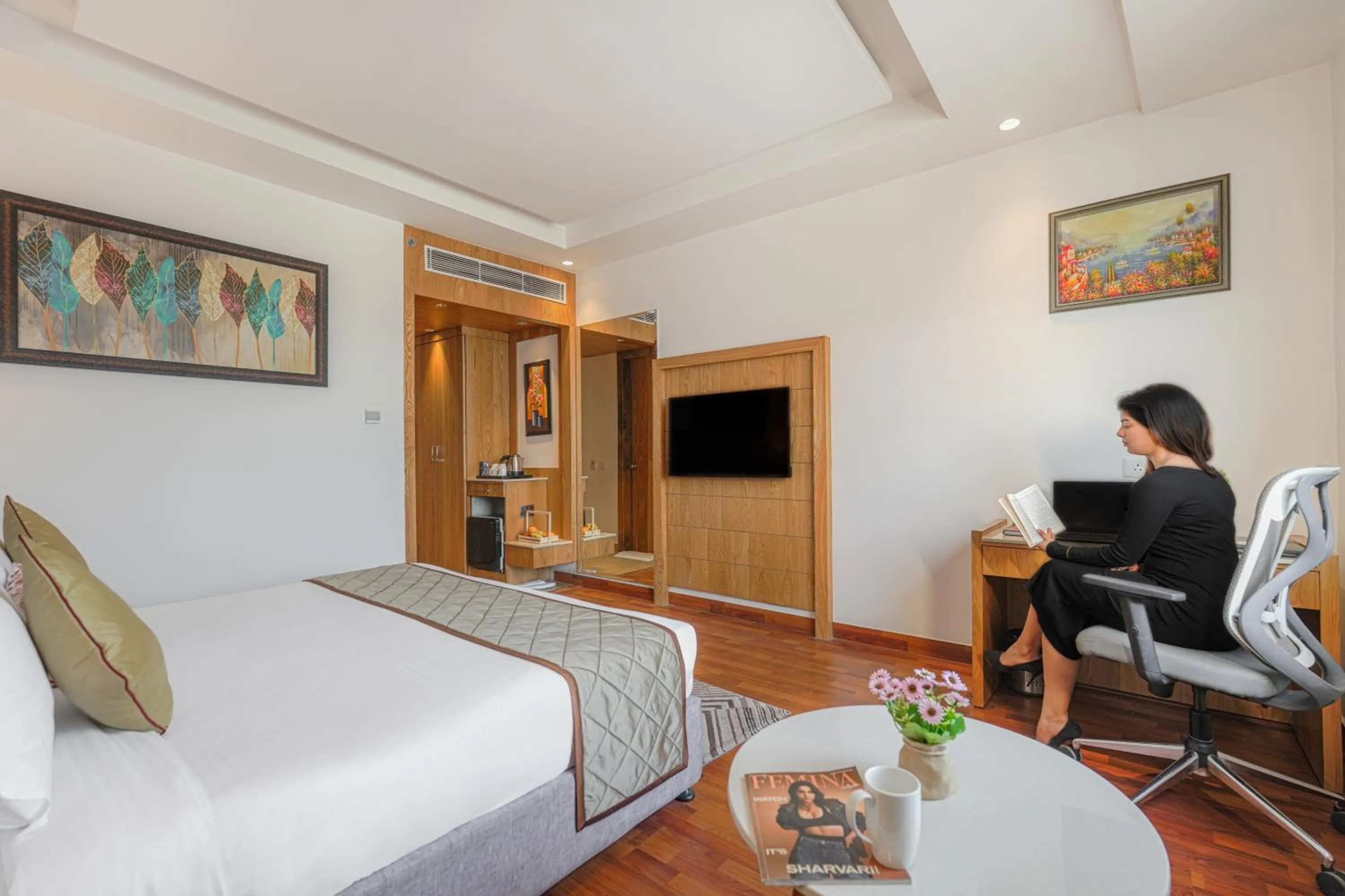 Bedroom in Quality Inn Elite Levelup Boutique