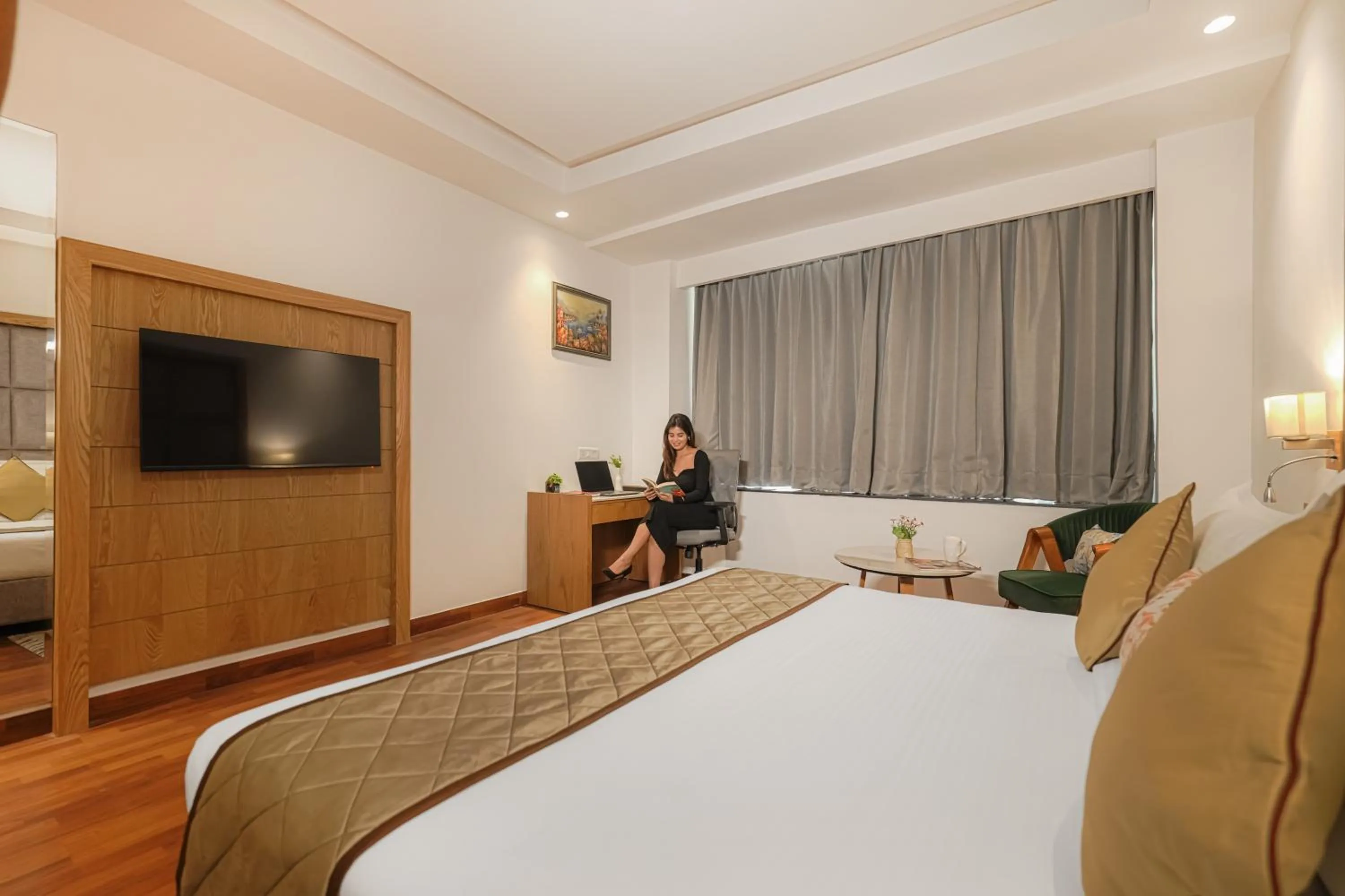 Bedroom in Quality Inn Elite Levelup Boutique