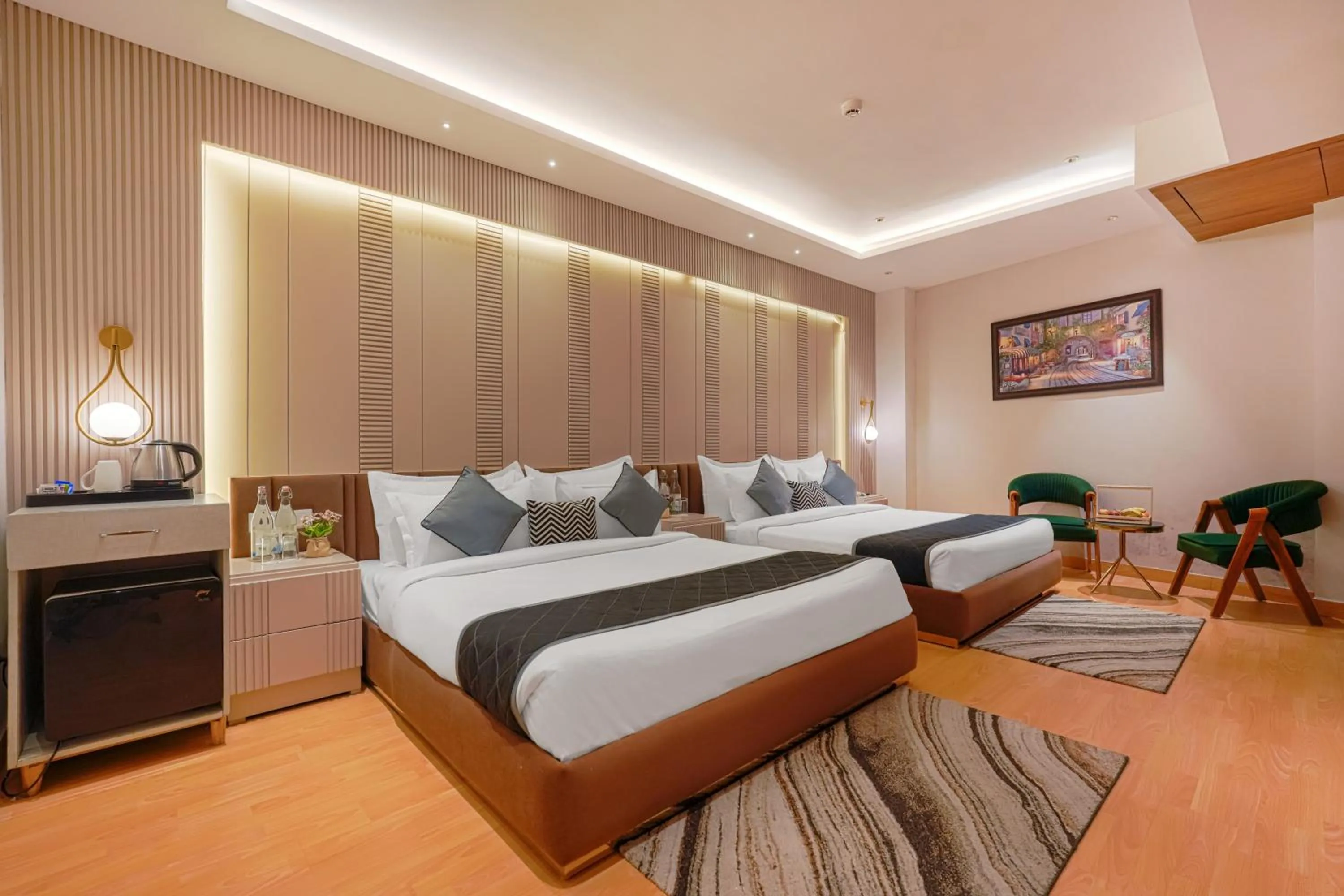 Bed in Quality Inn Elite Levelup Boutique