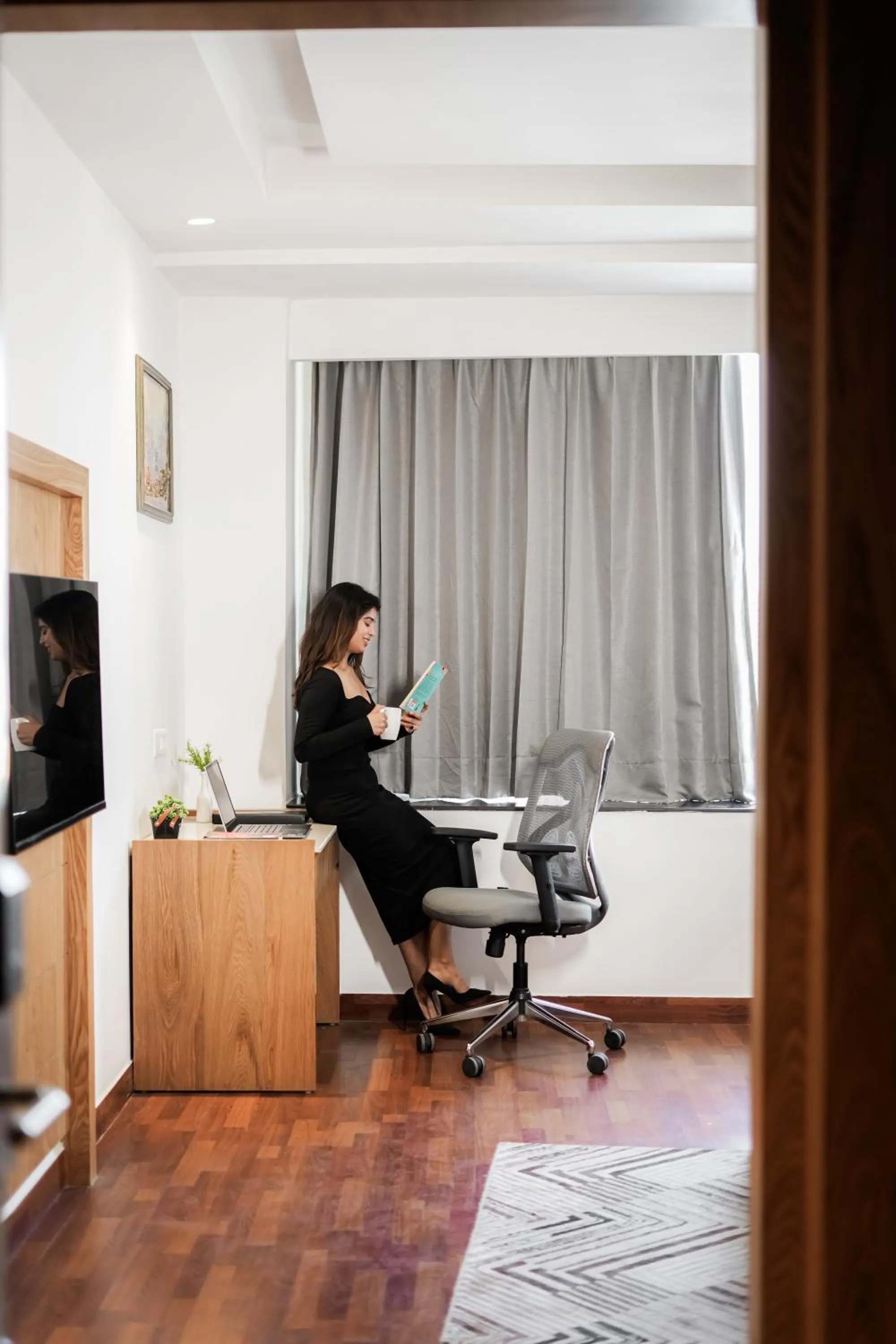 Bedroom in Quality Inn Elite Levelup Boutique