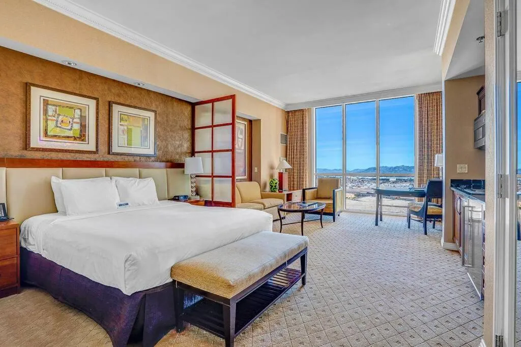 Bed in Experience Unparalleled Luxury at The Sinatra