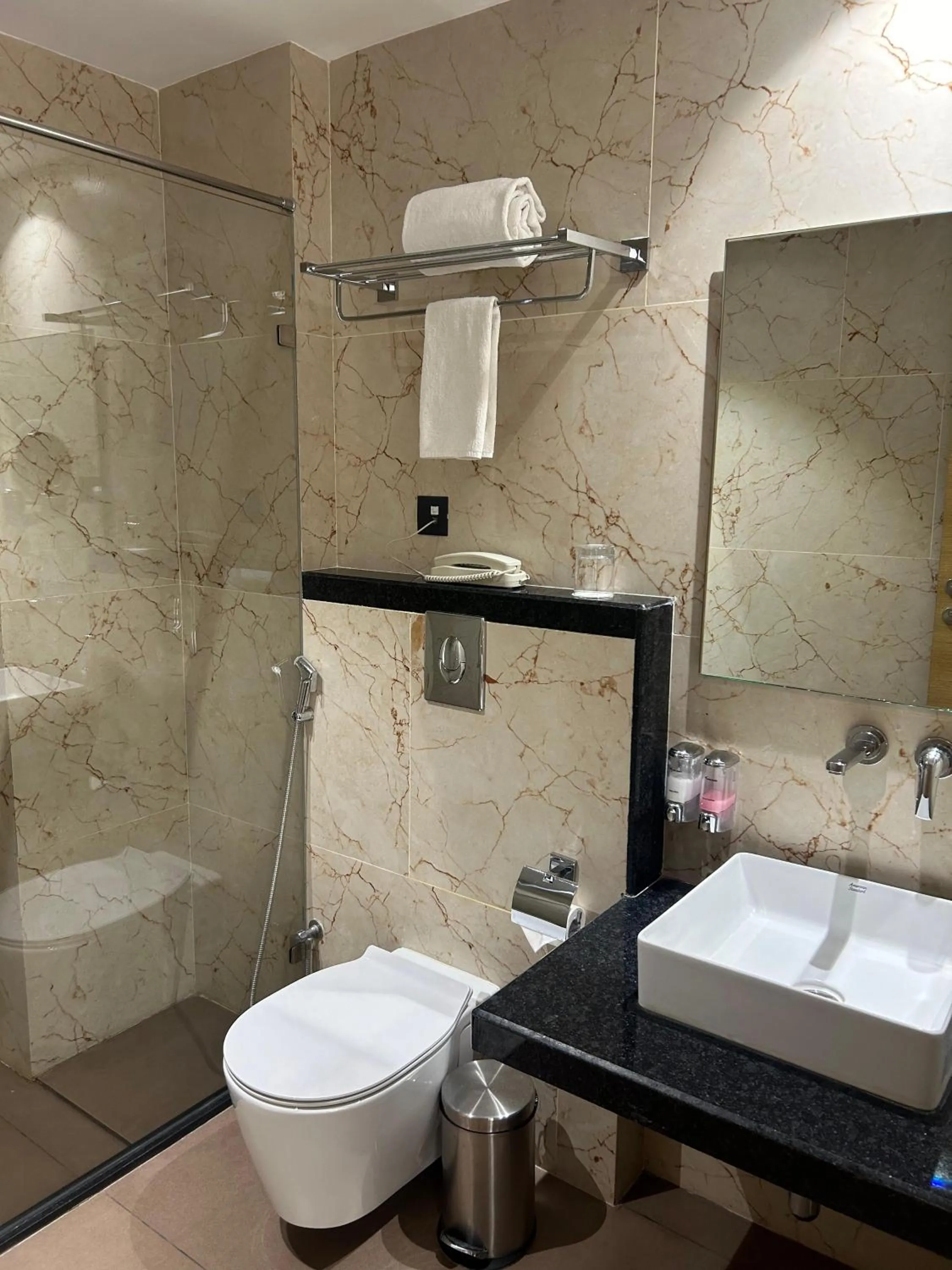 Bathroom in Sachika Hotels, Guwahati