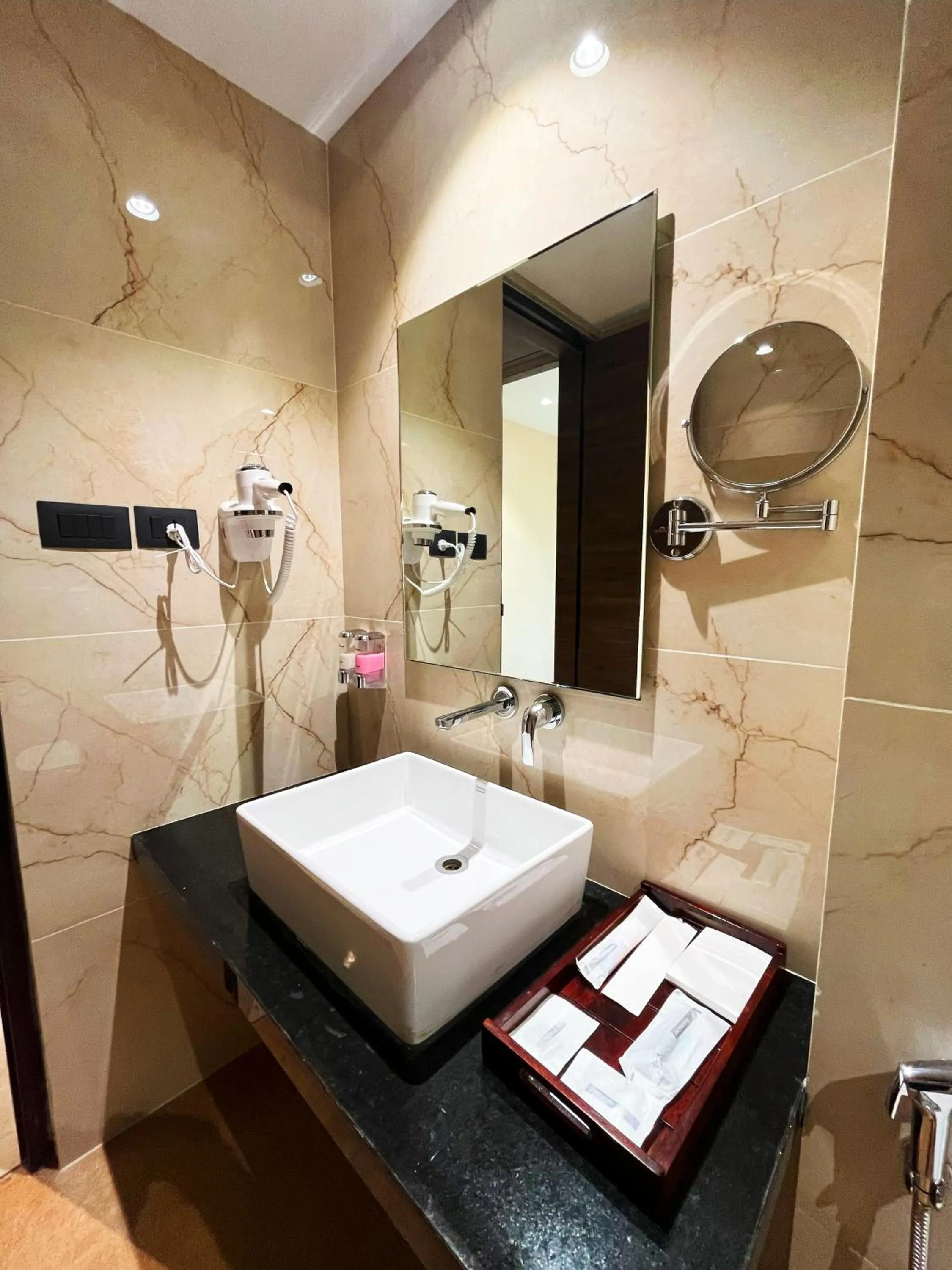 Bathroom in Sachika Hotels, Guwahati