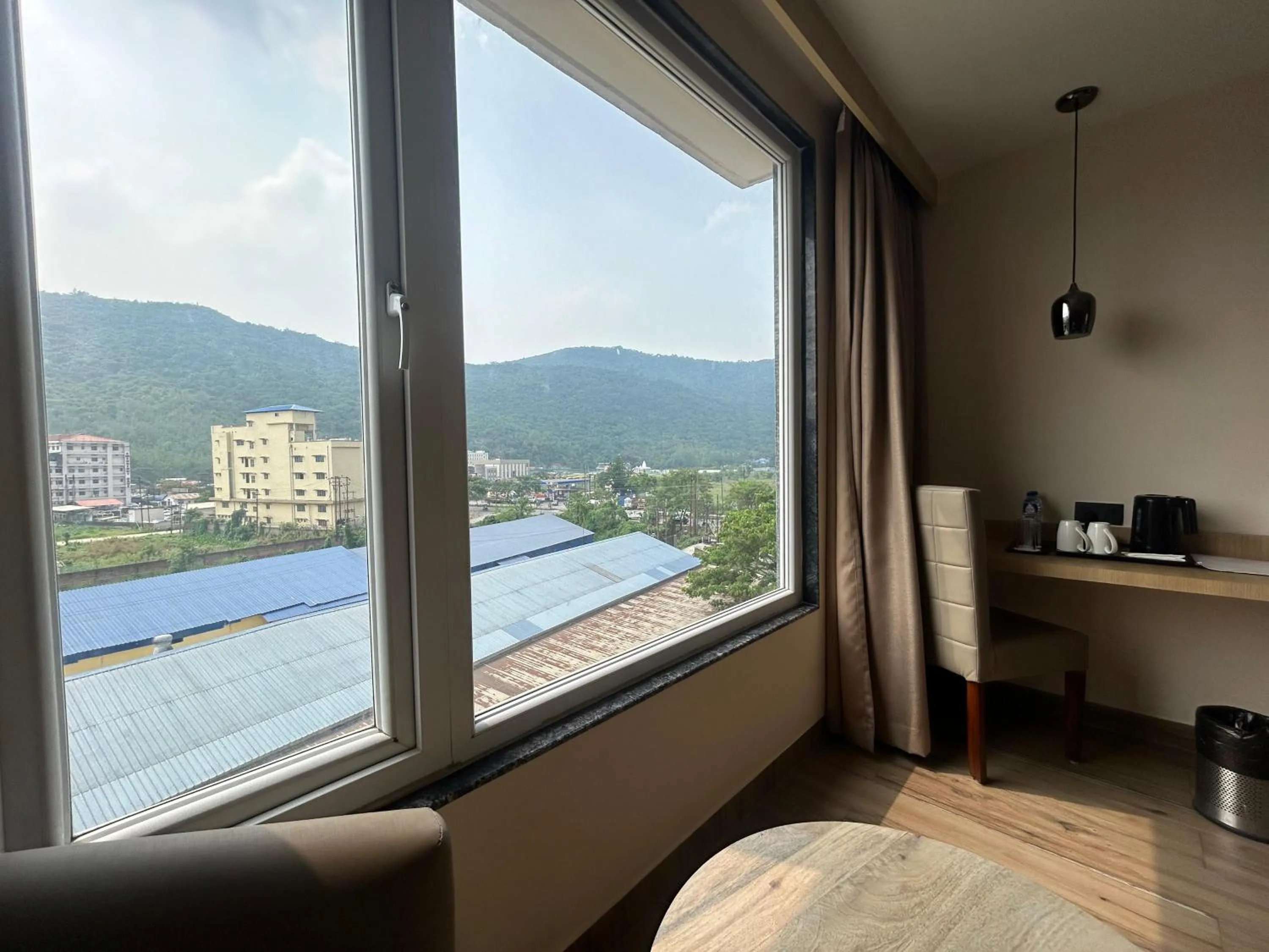 Mountain view in Sachika Hotels, Guwahati