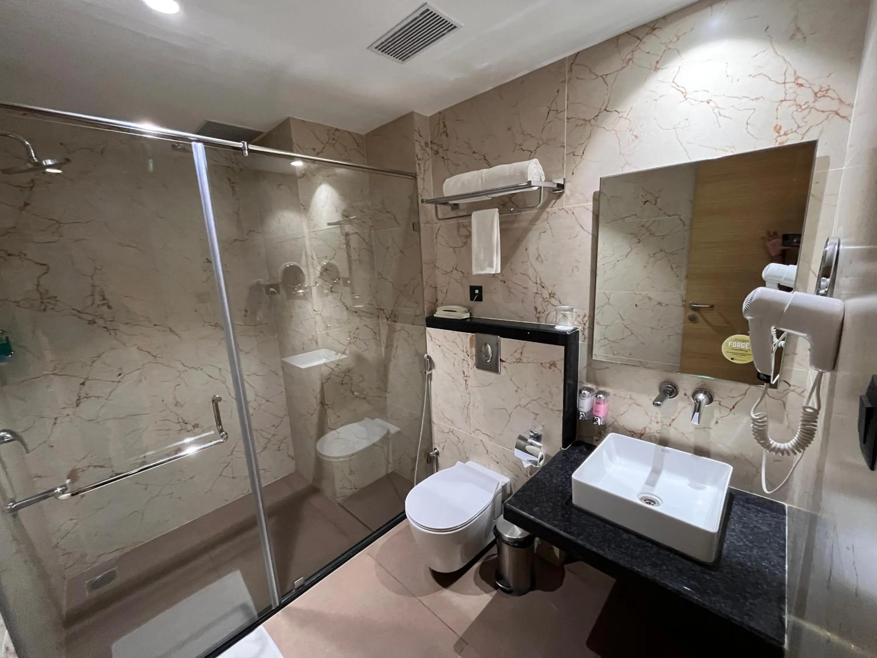 Bathroom in Sachika Hotels, Guwahati