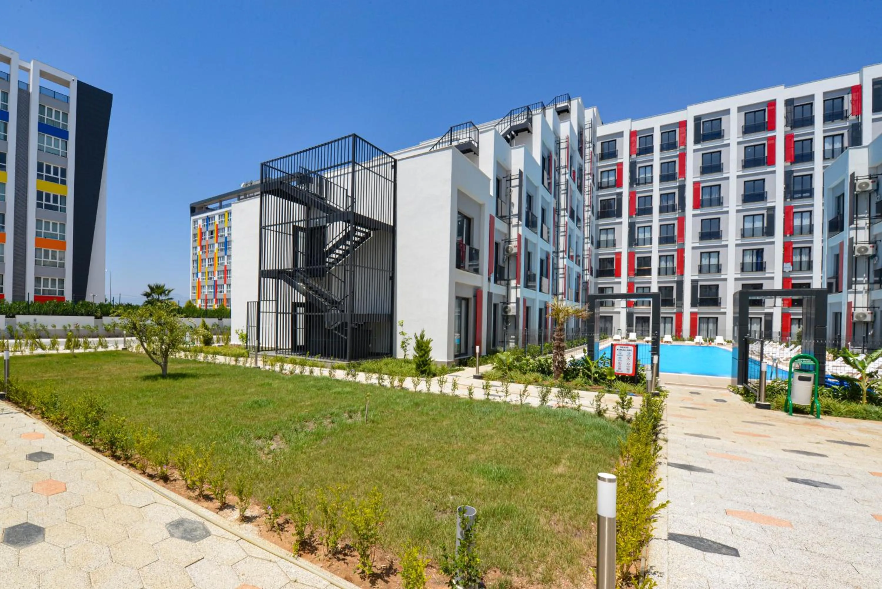 Garden view in C Suites Antalia Airport