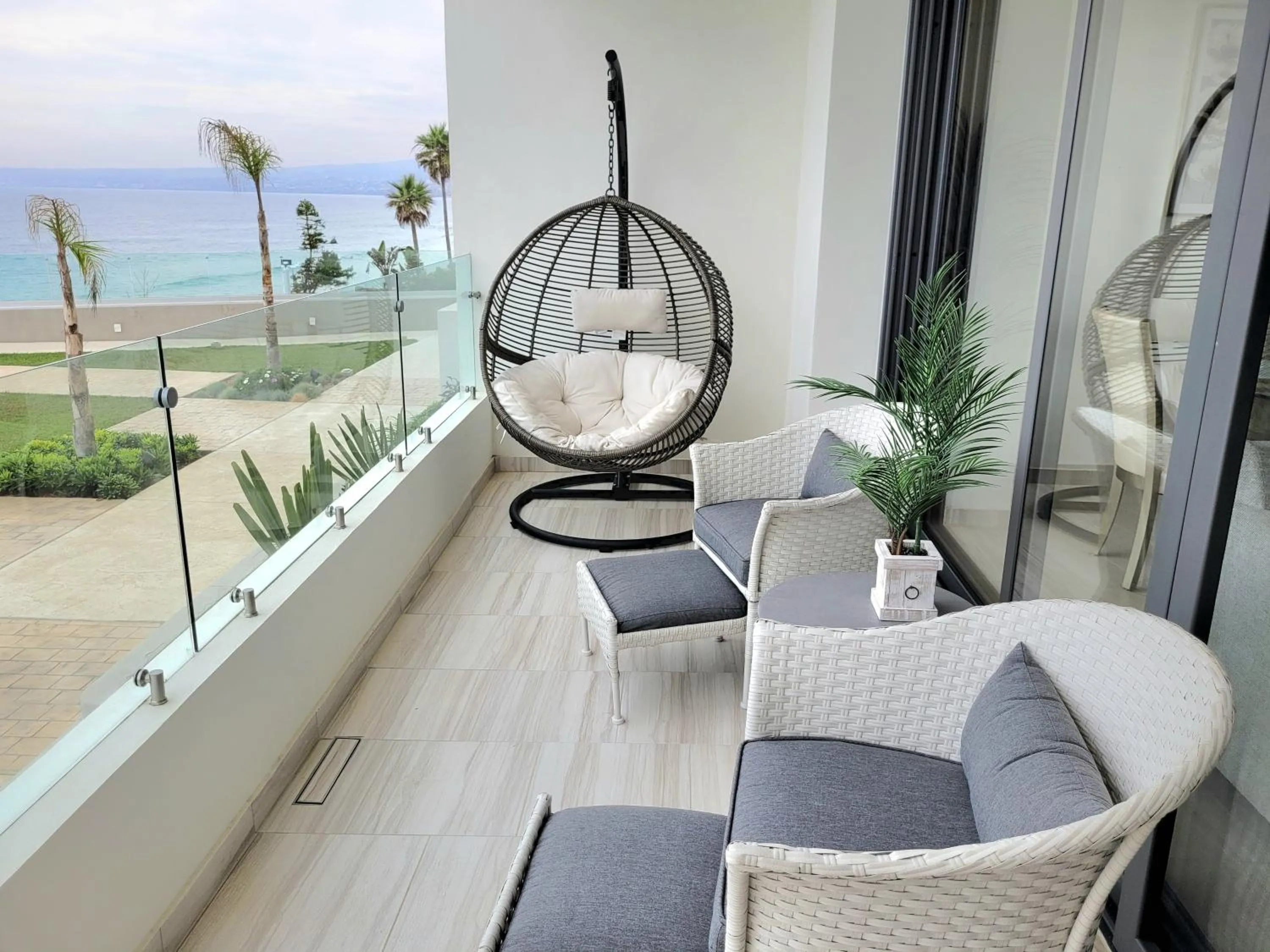 View (from property/room) in Seafront Condo Pool and Jacuzzi