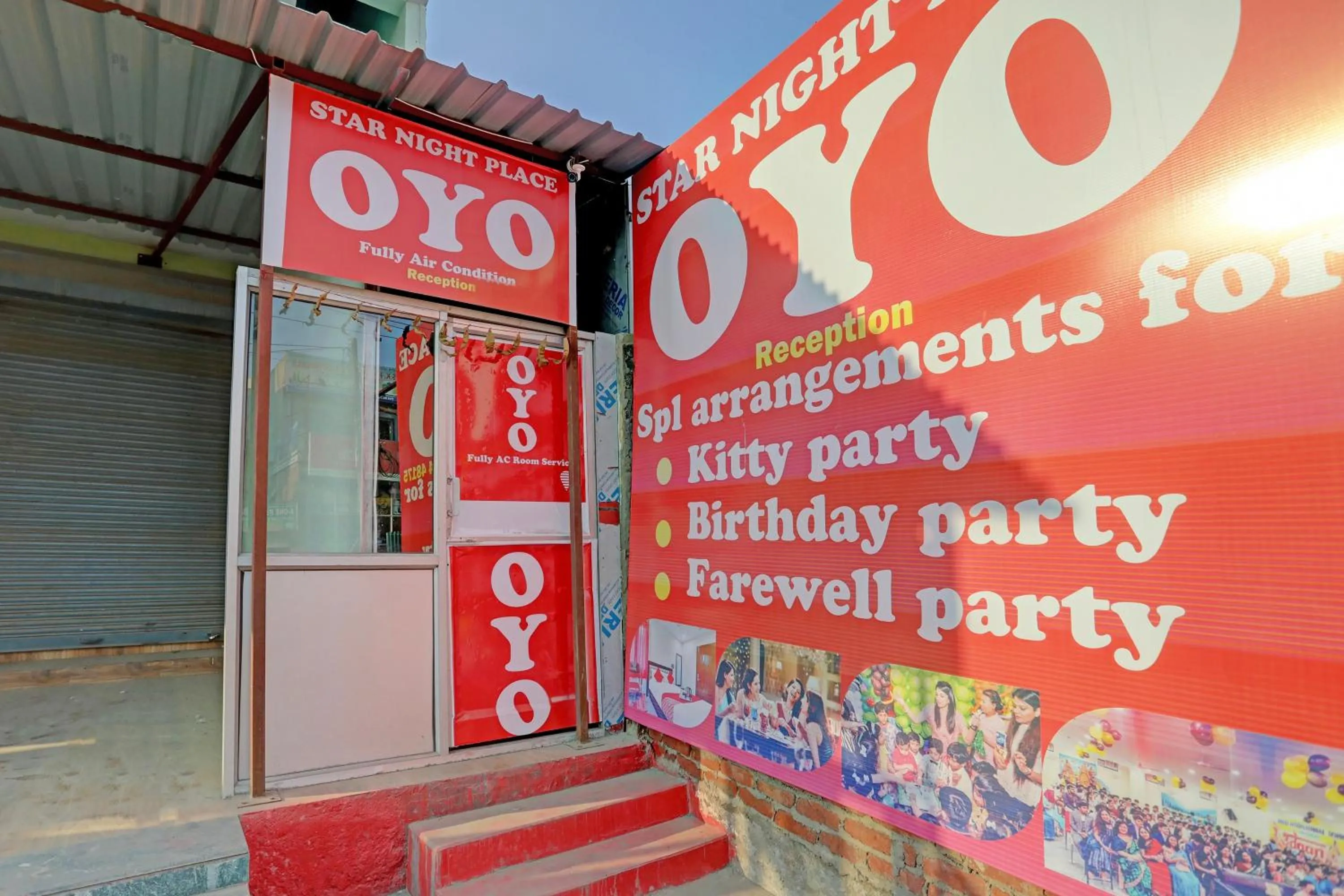 Facade/entrance in Hotel O Star Night Place