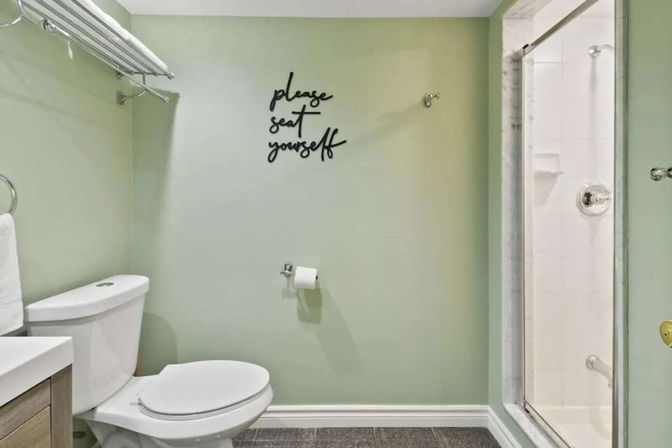 Bathroom in 3BR Bright Mountain View Condo at Blue on Monterra