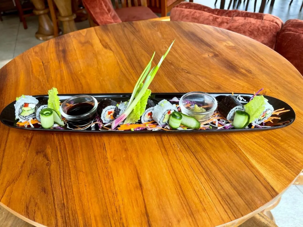 Food in Rockside Cabanas Hotel