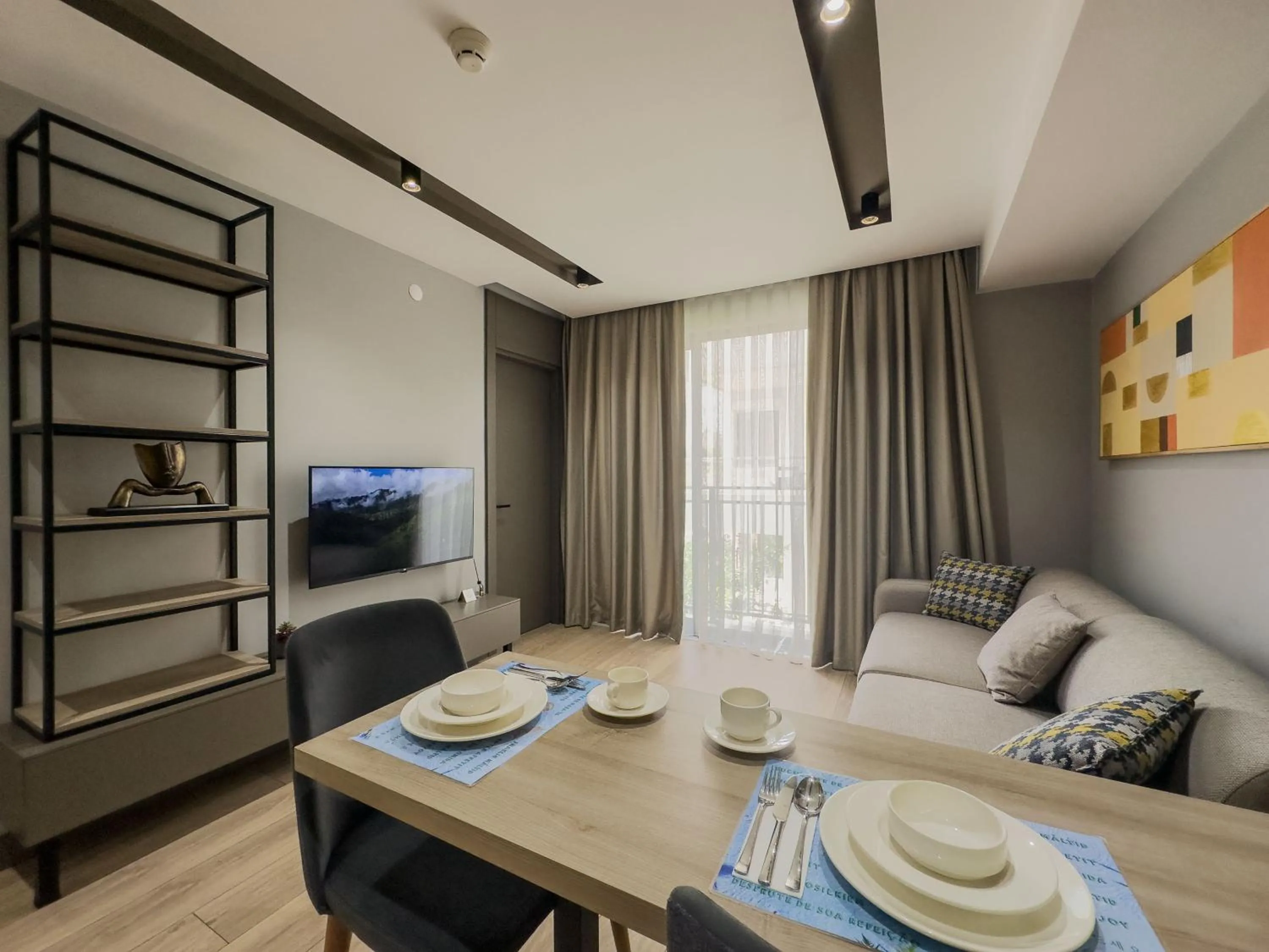 TV and multimedia, Bed in Leaf River Suites