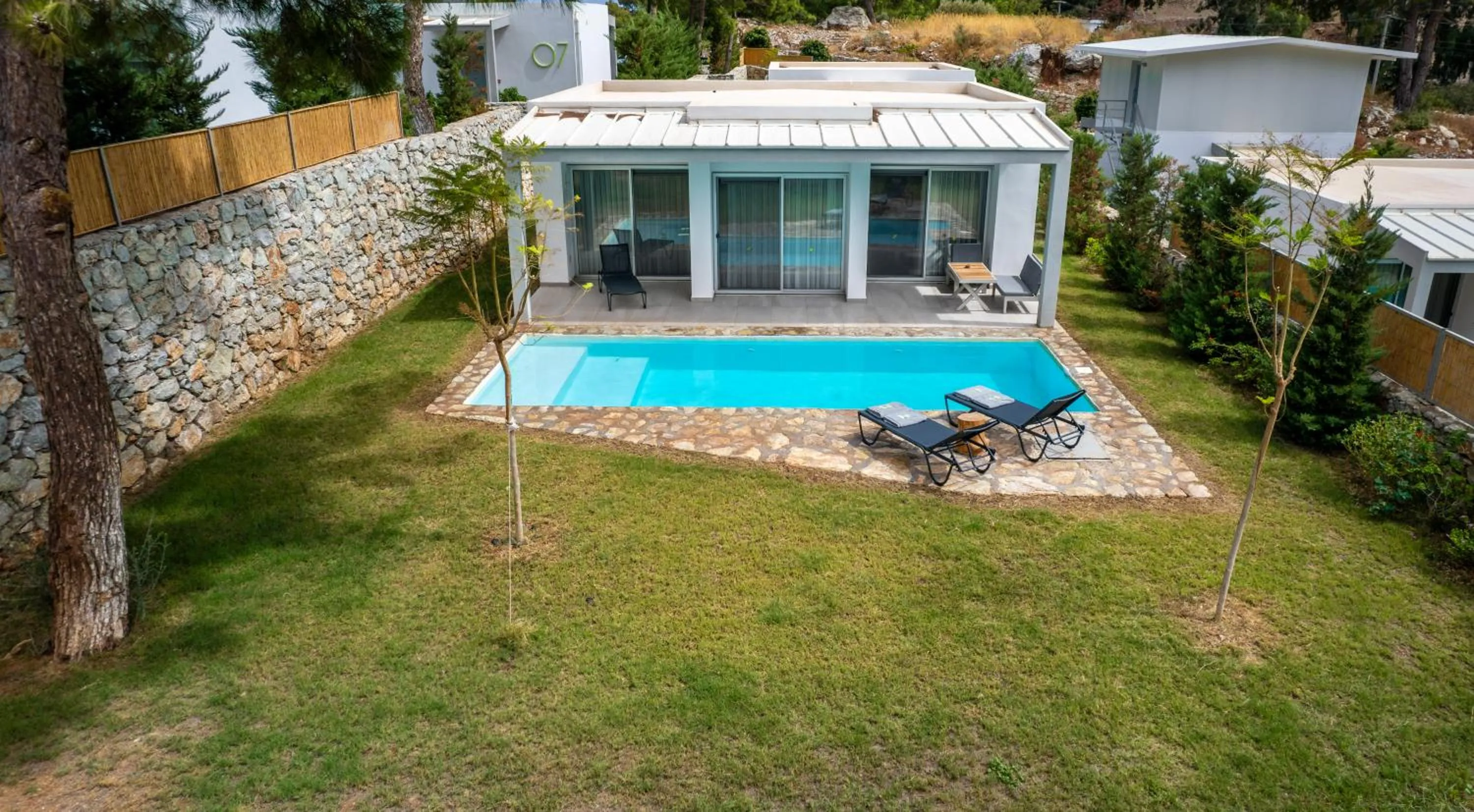 Patio in Z-Villas Beach Hotel