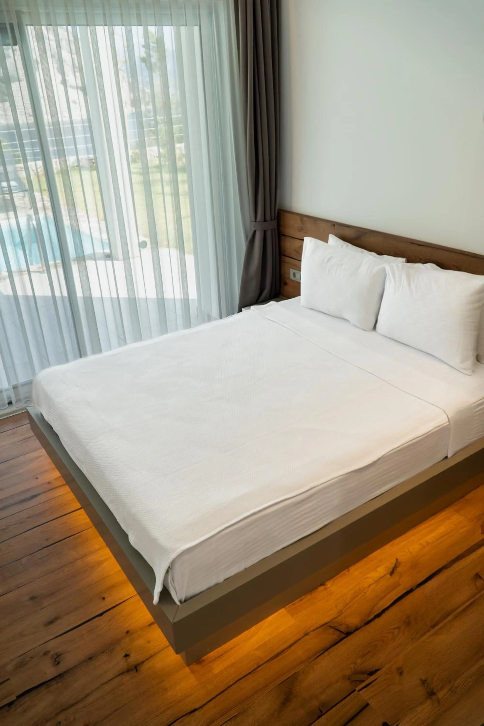 Bed in Z-Villas Beach Hotel