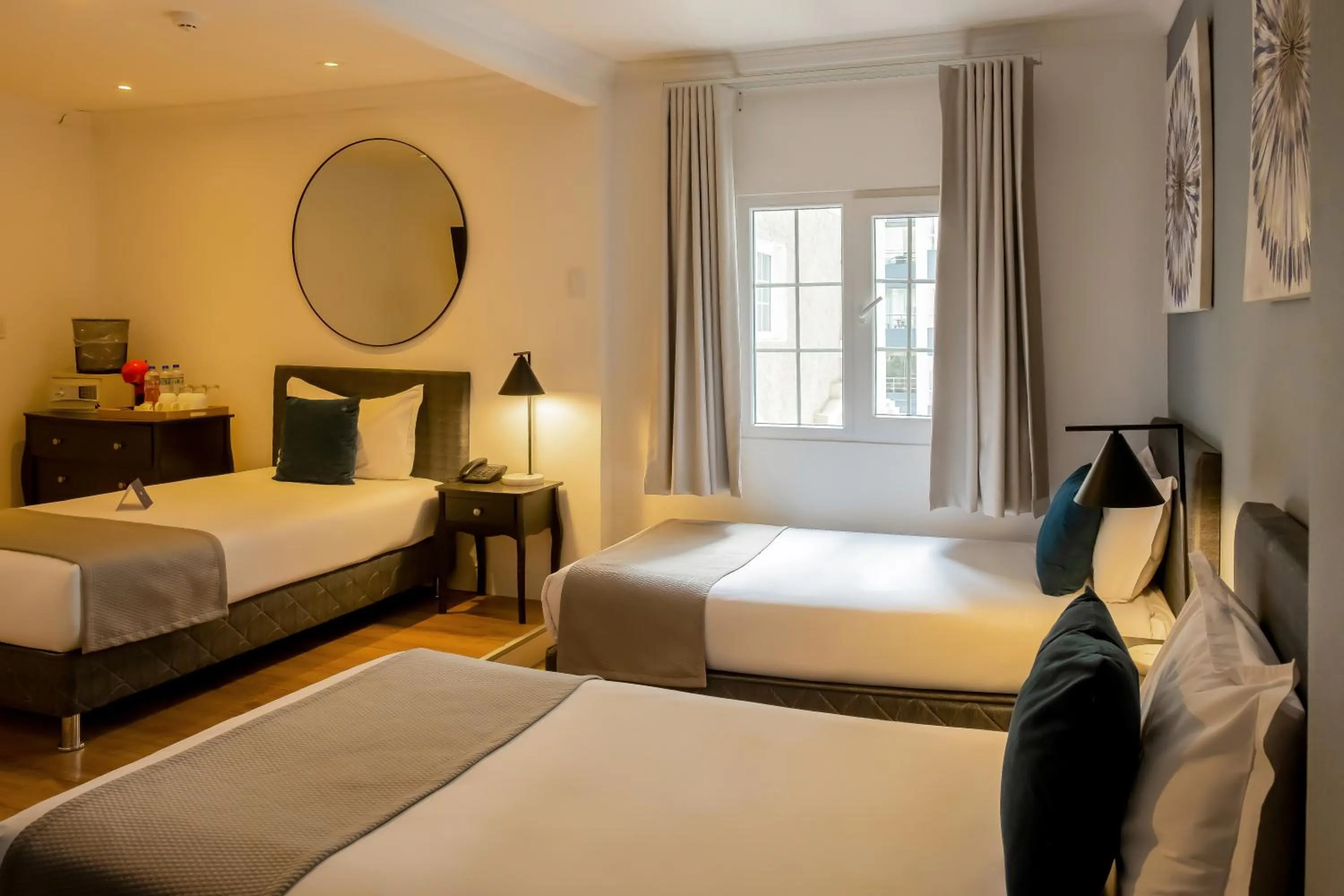 Bed in Blu Hotel Boutique