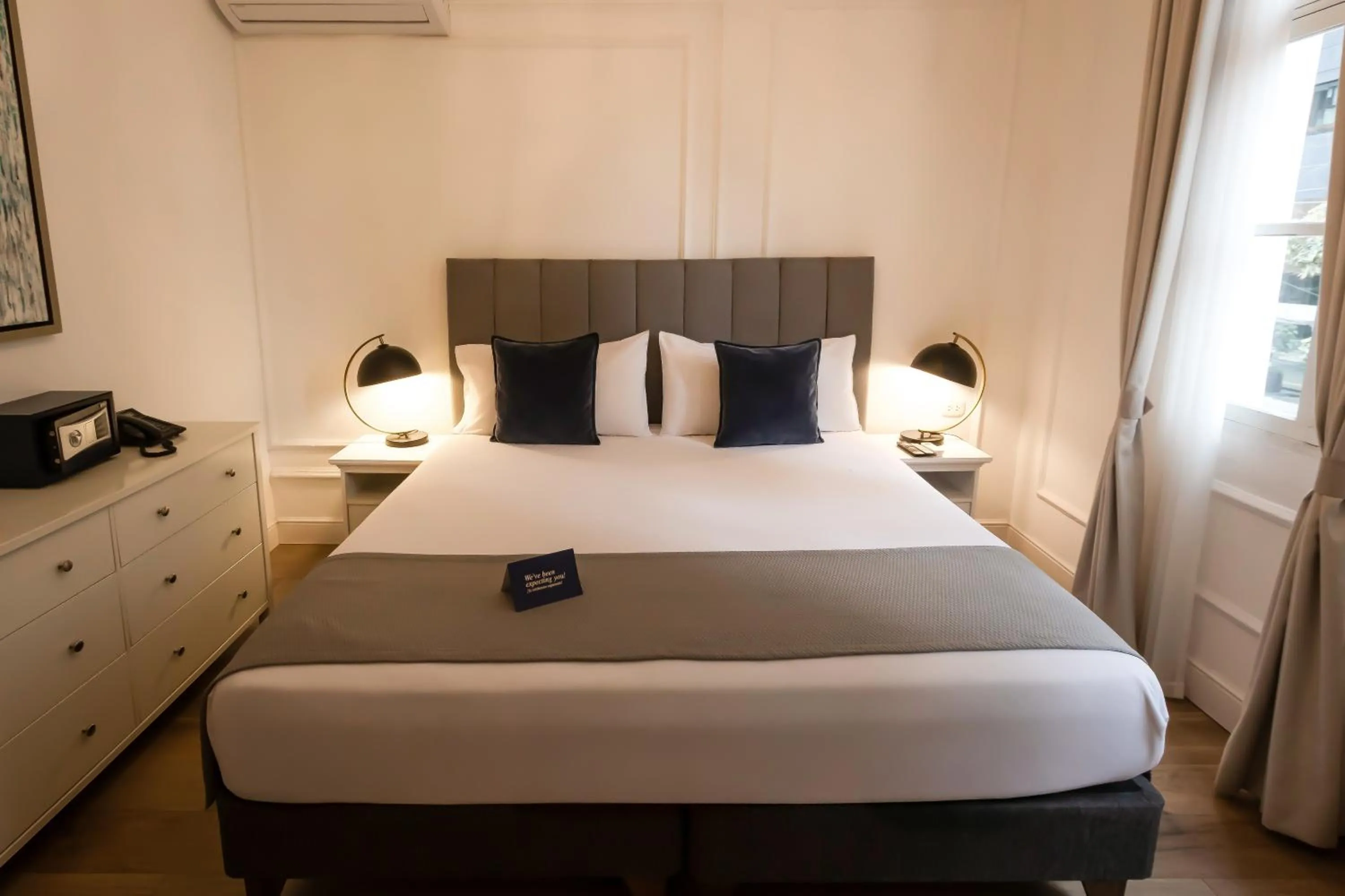 Bed in Blu Hotel Boutique