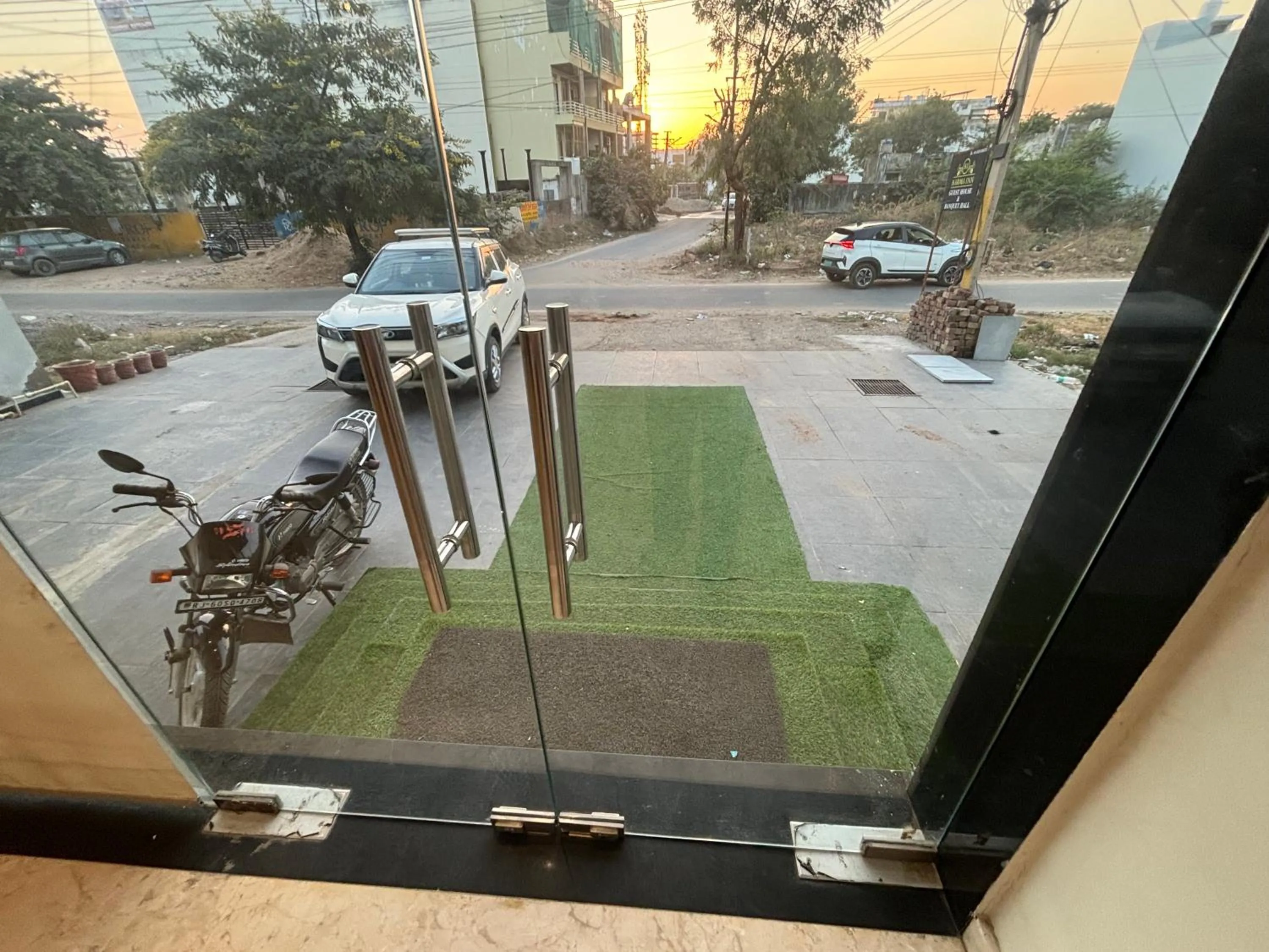 Parking in Hotel Karma Inn Near Akshay Patra Jagatpura