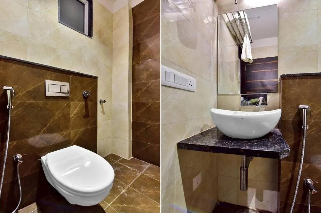 Toilet in Hotel Karma Inn Near Akshay Patra Jagatpura